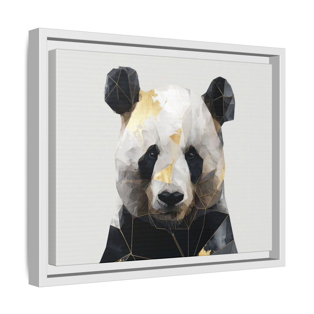 Fractal Panda: Geometric Digital Art, Low Poly Wildlife Portrait   |  Personalized & Custom Orders Available