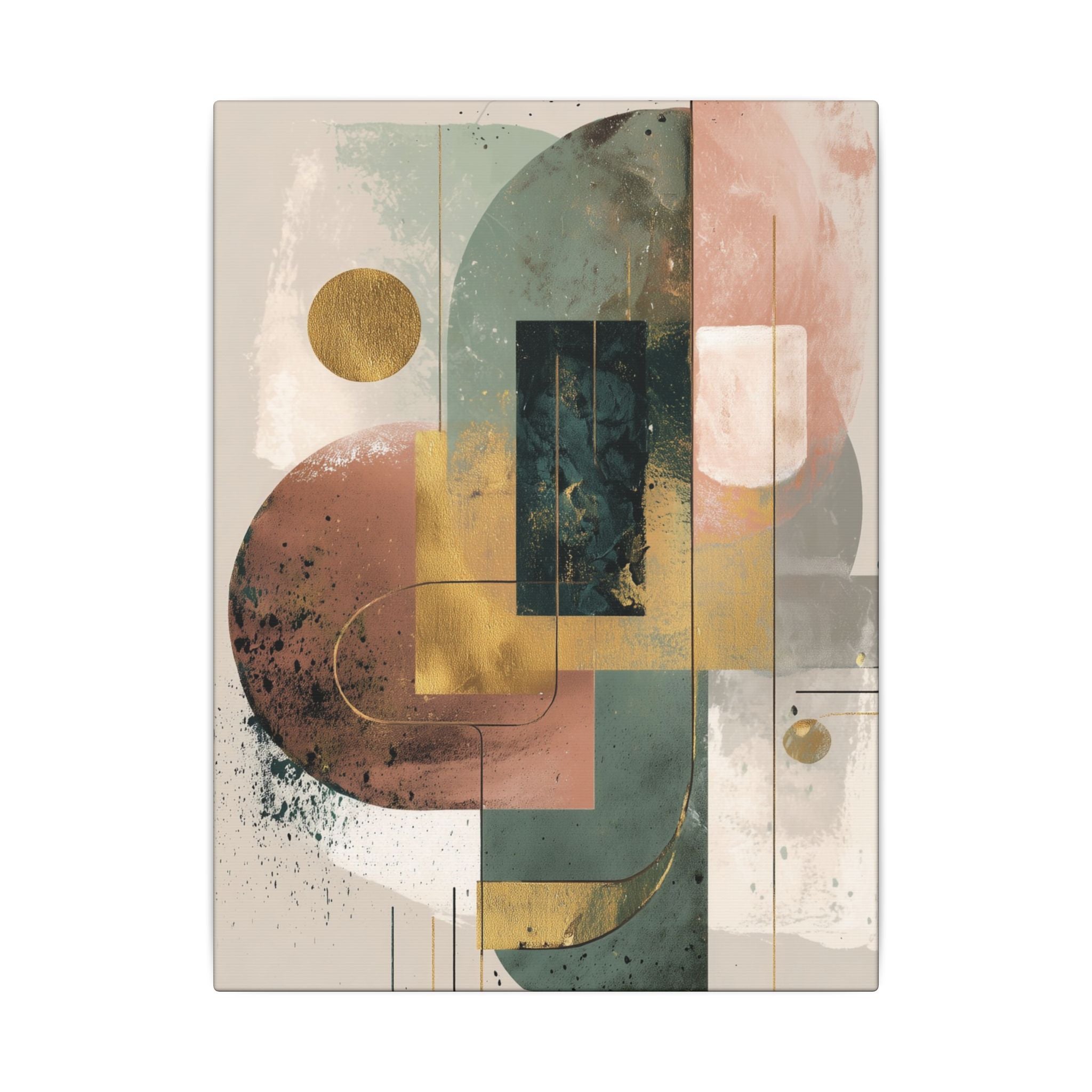 Geometric Harmony: Abstract Composition, Modernist Minimalism, Ethereal Design Layers   |   Custom Orders Accepted