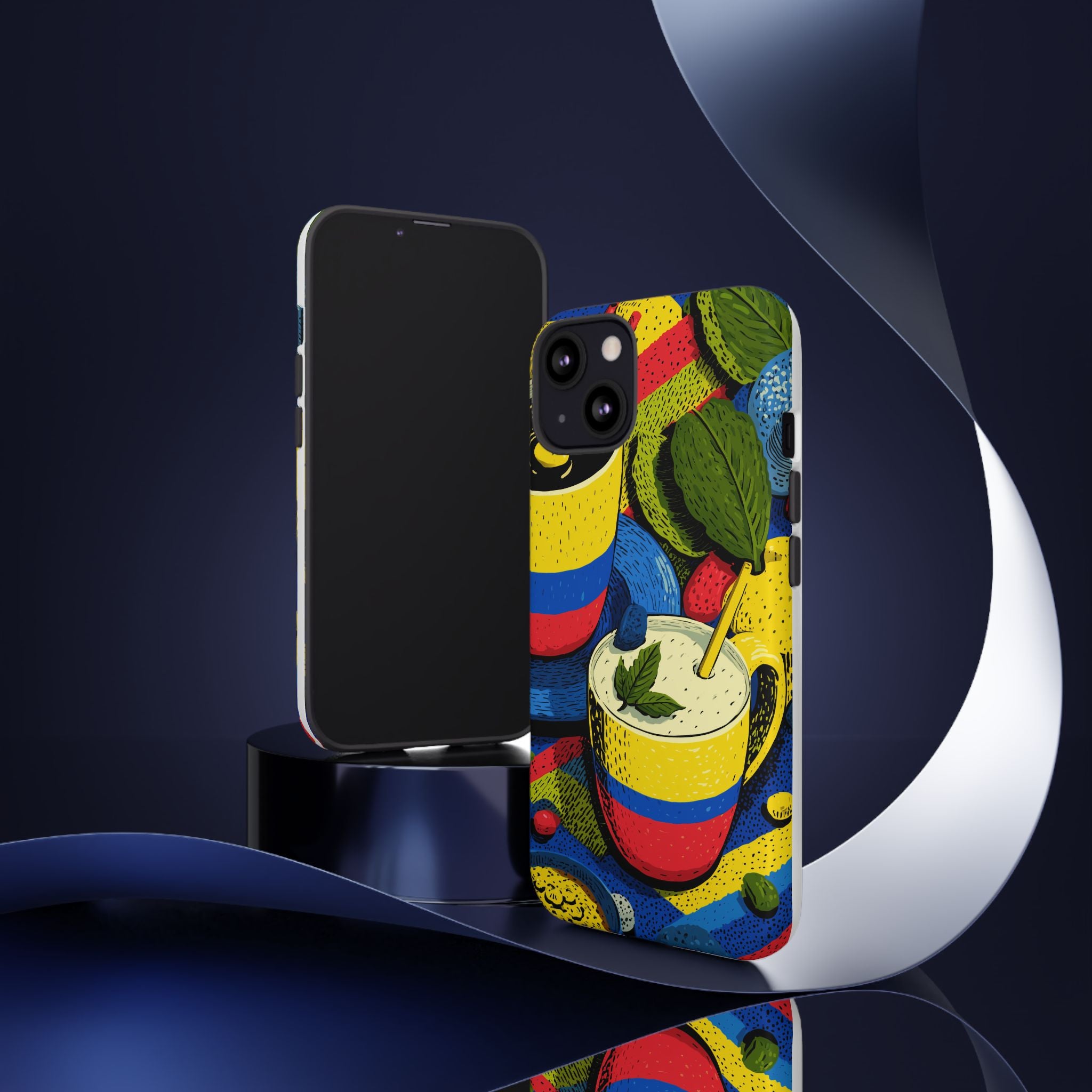 Vibrant Phone Case for Tough Cases | Colorful Colombian Art, Unique Gift, Trendy Accessory, Summer Style, Festival Must-Have