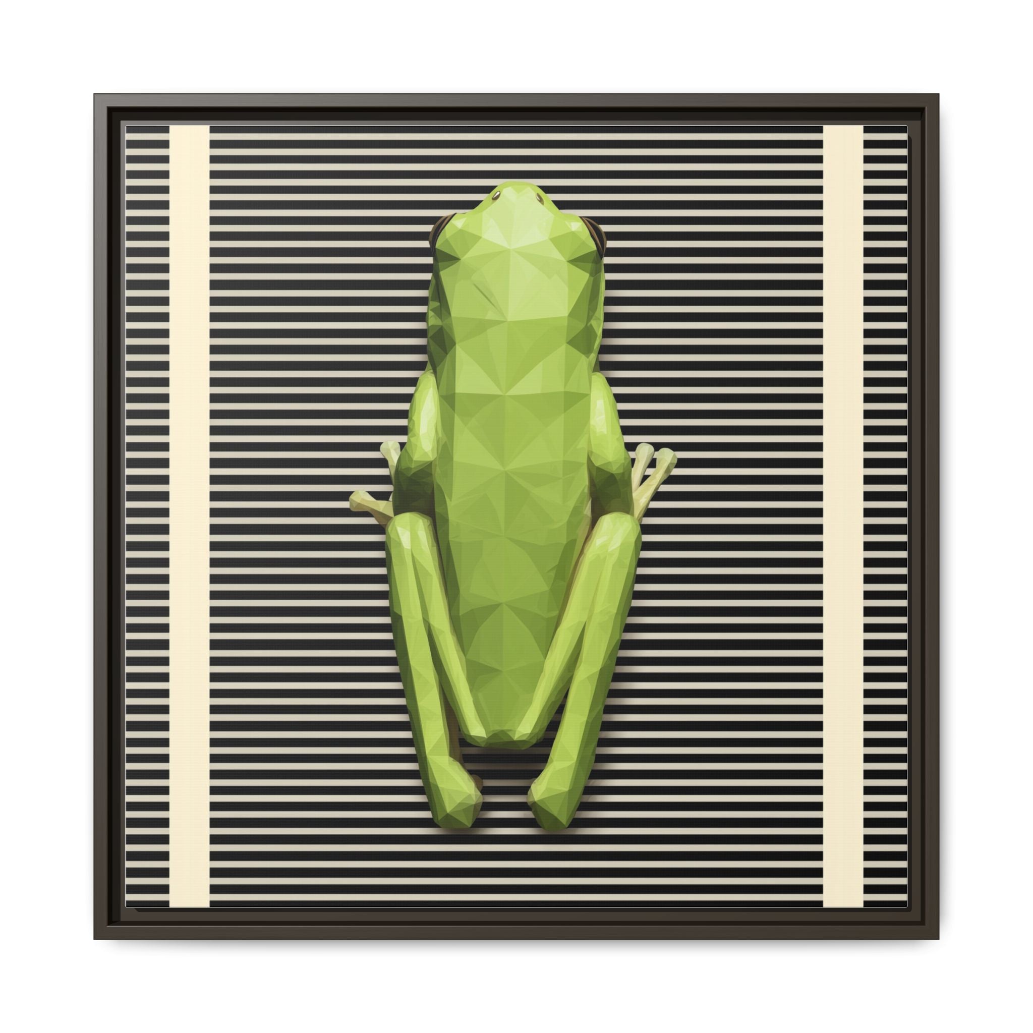 Geometric Amphibian: Low-Poly Frog Design, Digital Art Minimalism   |  Personalized & Custom Orders Available