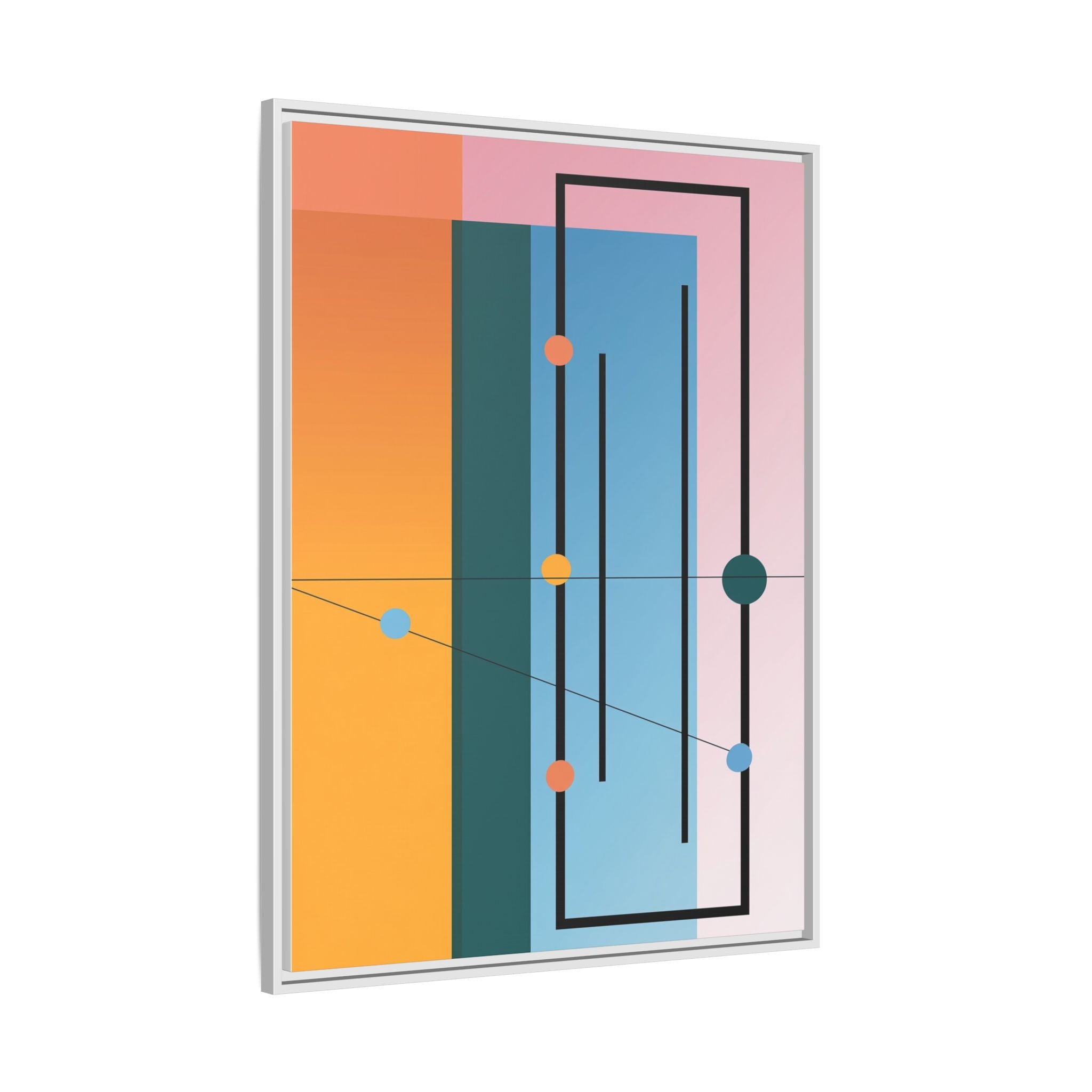 Geometric Harmony: Constructivist Color Planes, Modernist Composition, Abstract Spatial Rhythm   |   Custom Orders Accepted