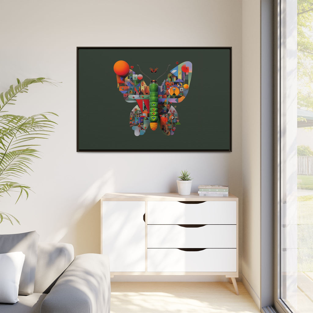 Furnie: Geometric Butterfly Mosaic, Digital Art Landscape   |    Custom Orders Available