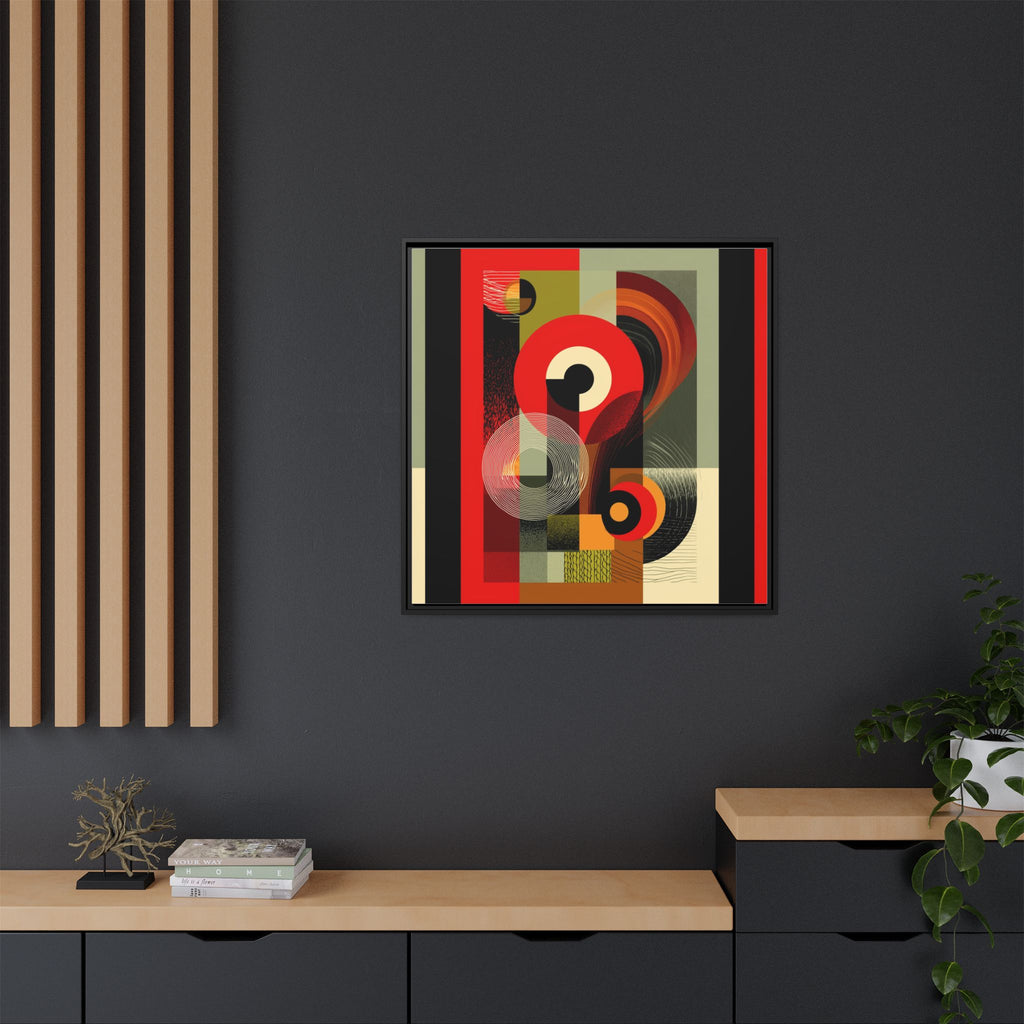 Chromatic Geometrics: Abstract Constructivist Composition, Modernist Color Blocking, Layered Circular Forms   |   Custom Orders Accepted