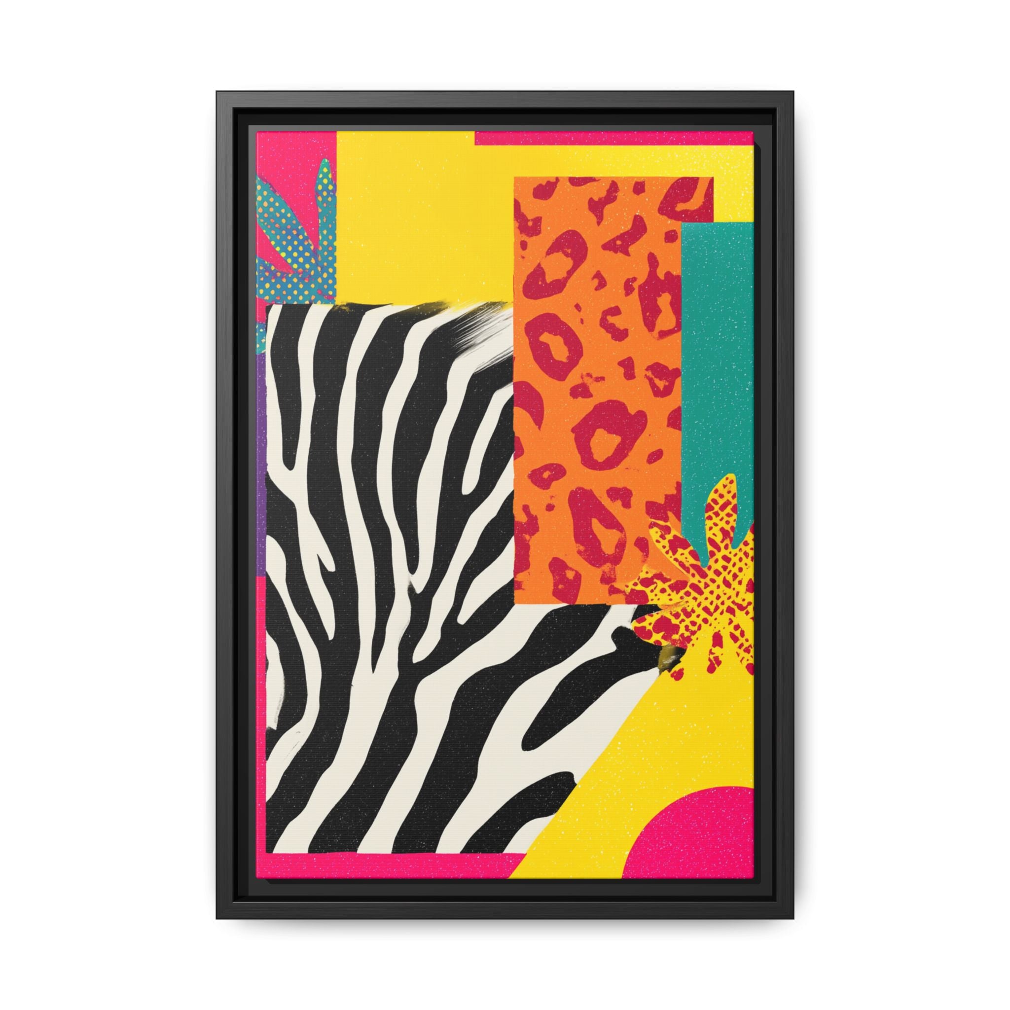 Vibrant Framed Art Print, Colorful Wall Decor, Modern Home Art, Statement Piece for Living Room, Unique Gift, Boho Decor