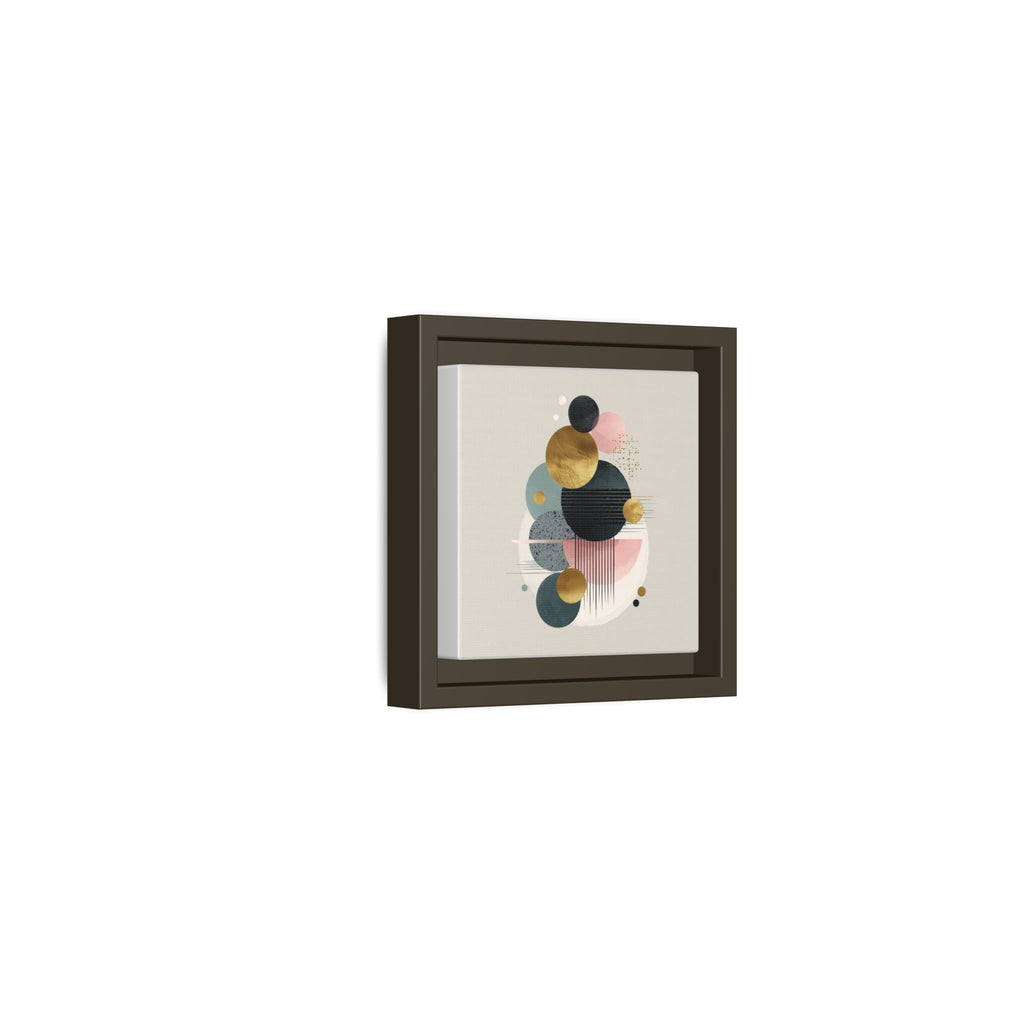 Geometric Harmony: Intersecting Circles, Mid-Century Modern Design, Abstract Metallic Composition   |   Custom Orders Accepted