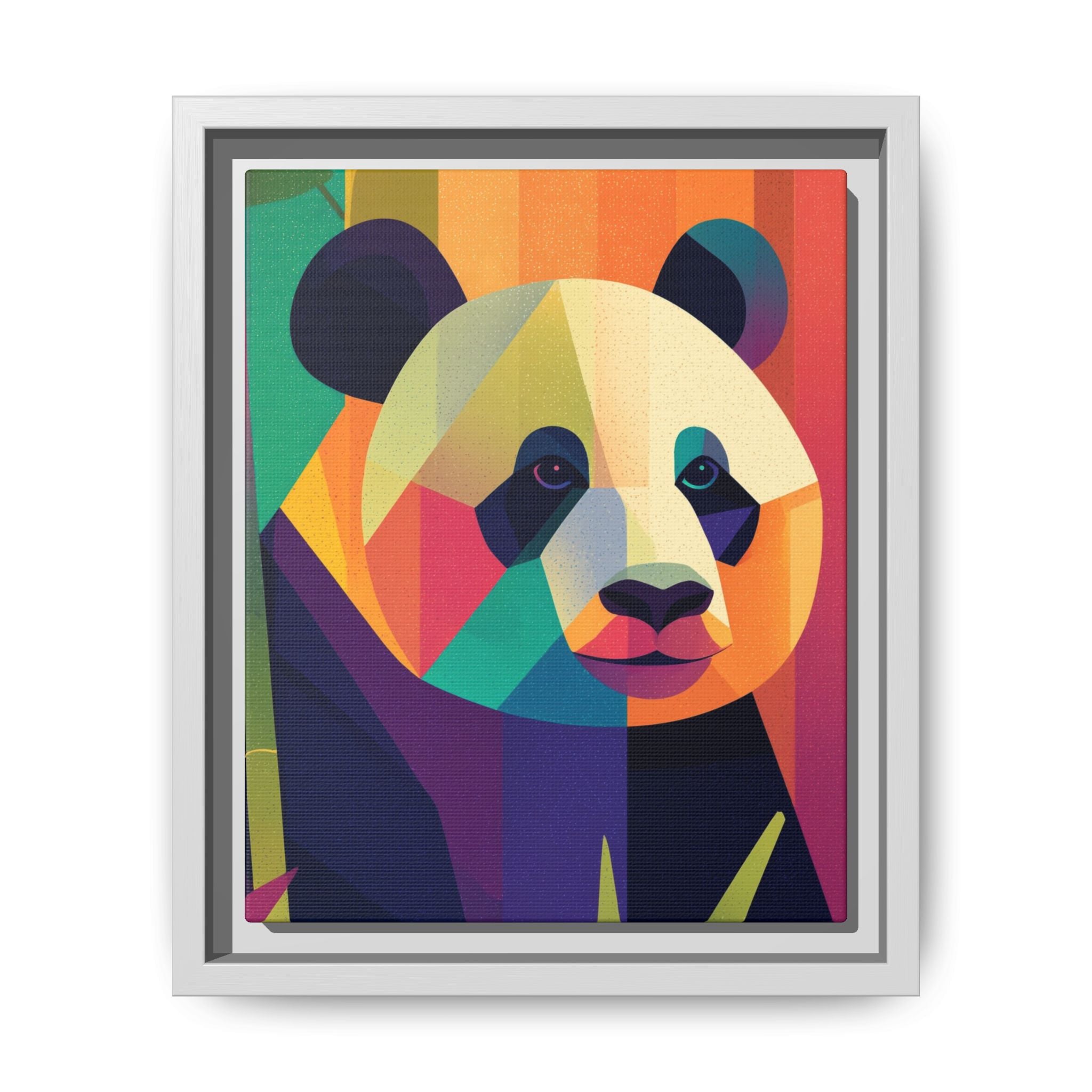 Geometric Panda Framed Print : Kaleidoscope Panda, Digital Art Illustration   |  Personalized & Custom Orders Available