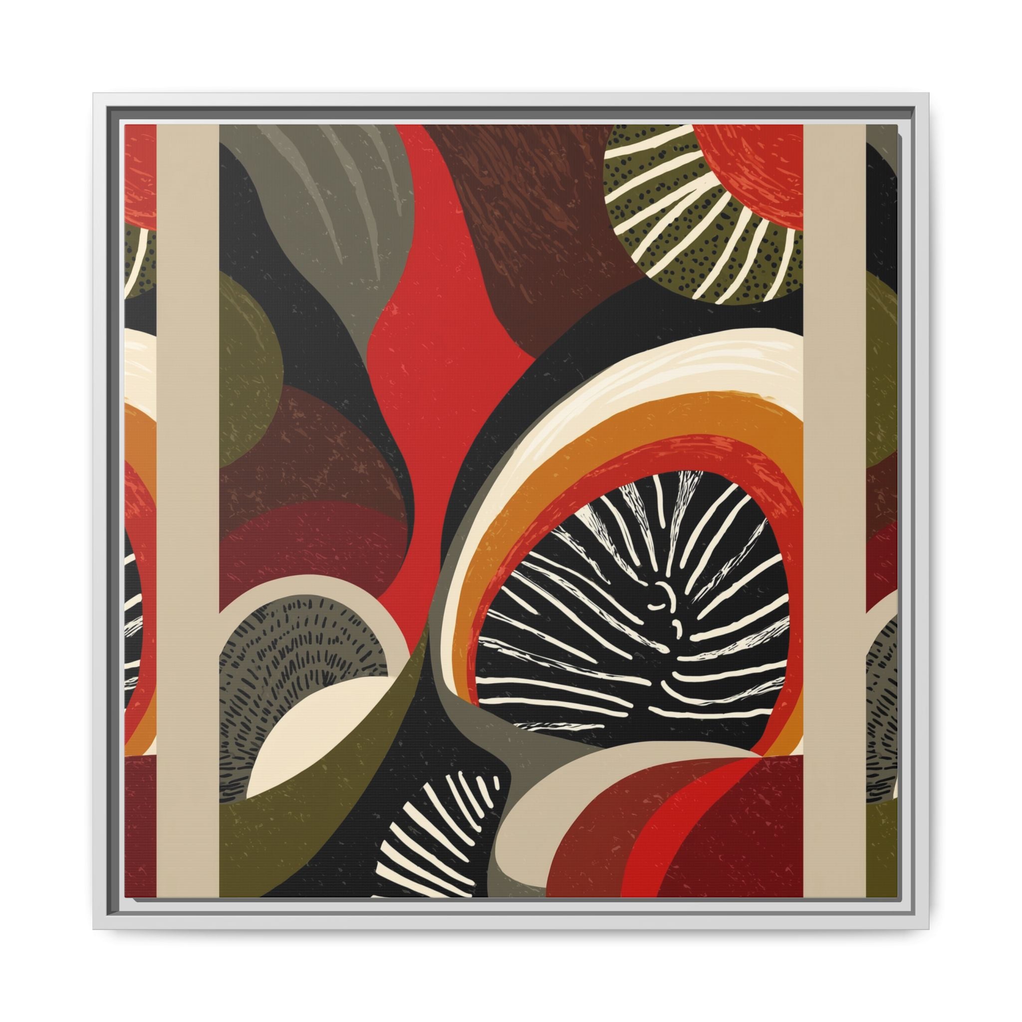 Geometric Rhythm: Abstract Composition, Mid-Century Modern Art, Radial Design Inspiration   |   Custom Orders Accepted