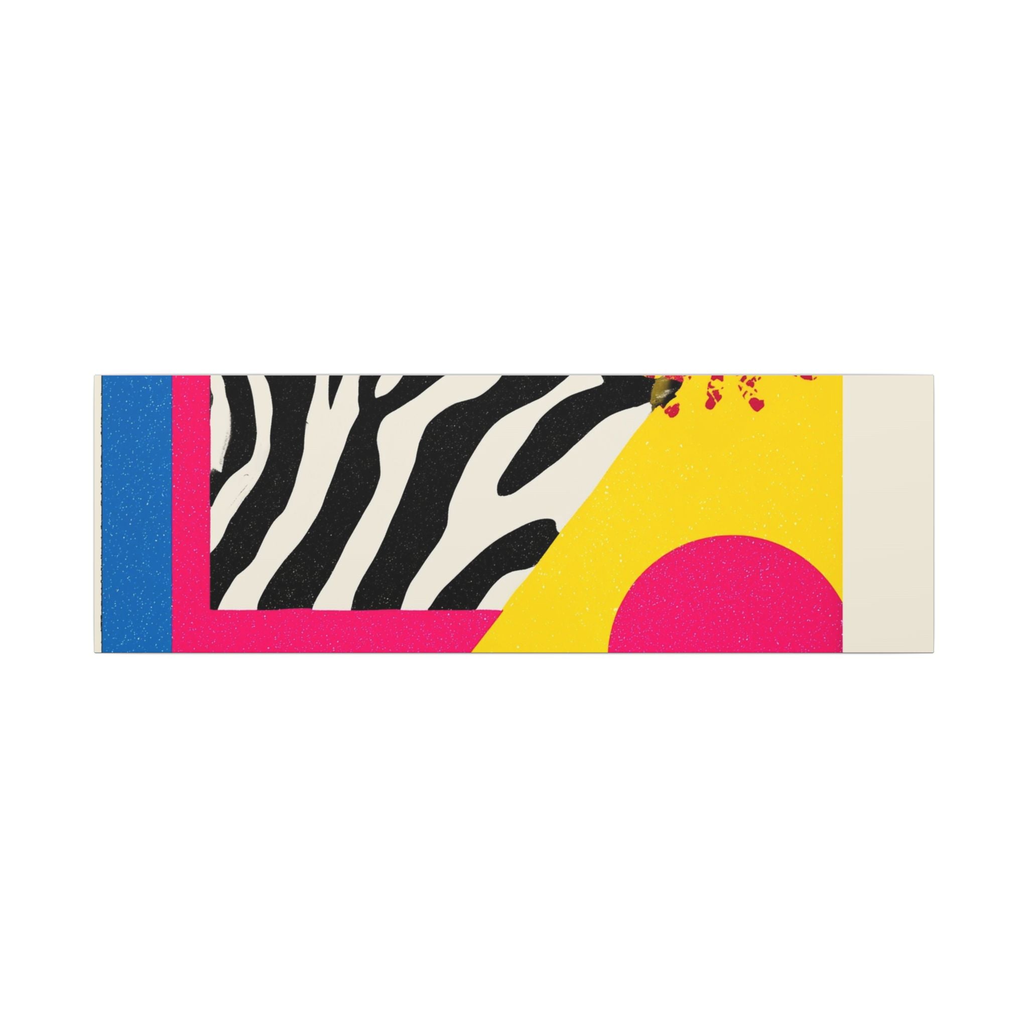 Copy of Pop Geometry: Zebra Leopard Fusion, Geometric Color Block, Modern Abstract Design   |   Custom Orders Accepted
