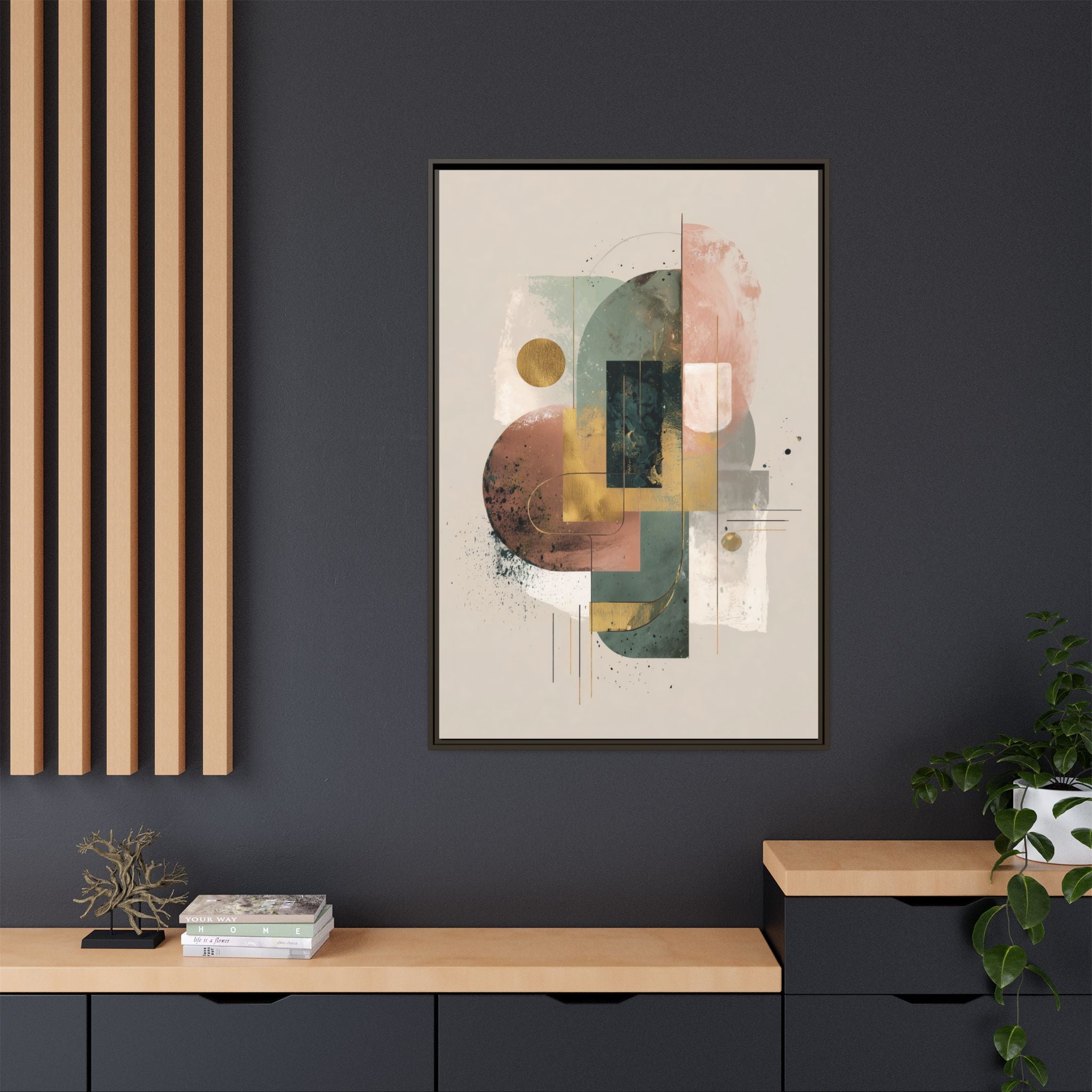 Organic Geometries: Fragmented Forms, Digital Abstract Composition, Layered Minimalist Art   |   Custom Orders Accepted