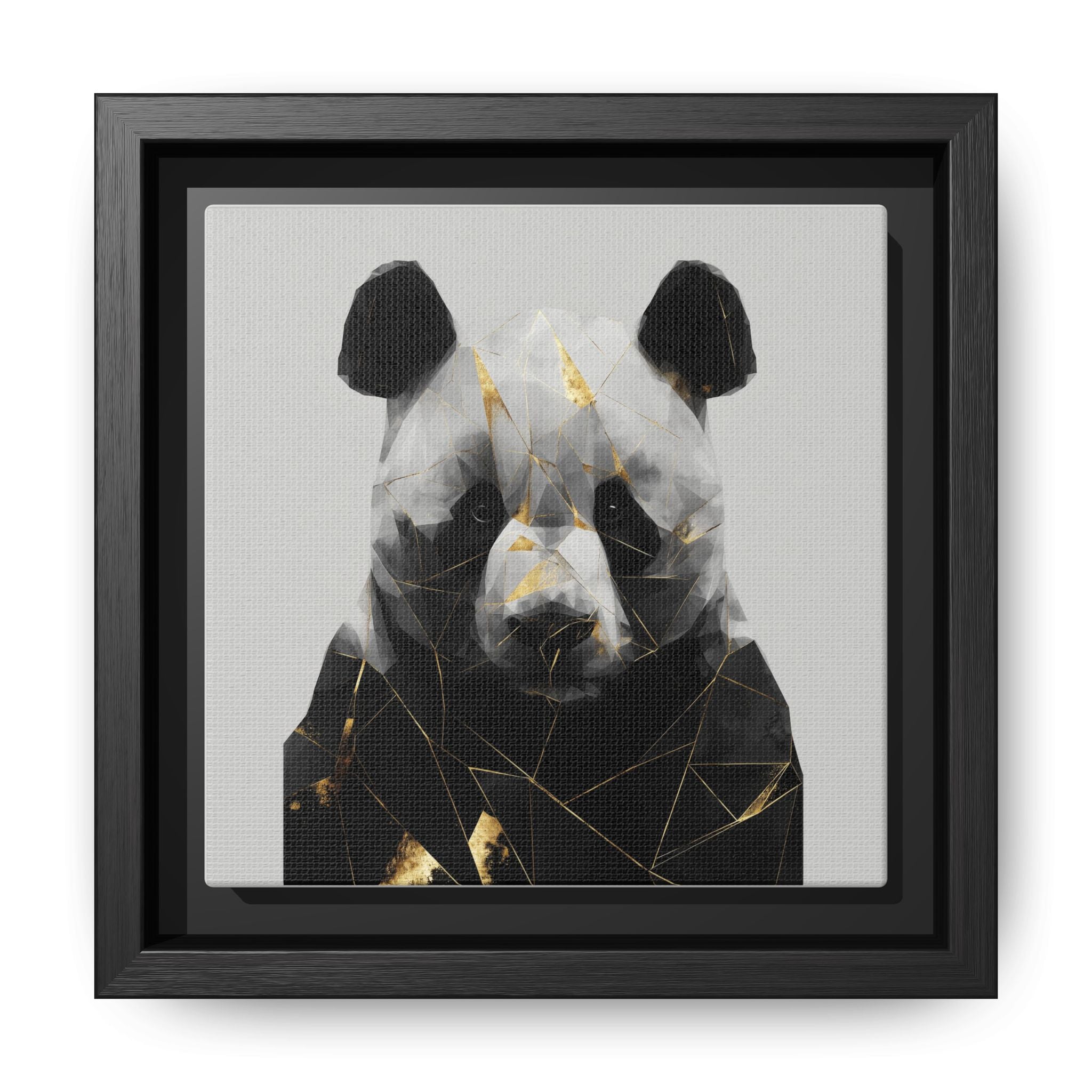 Fractured Panda: Geometric Wildlife Art, Low-Poly Contemporary Portrait   |  Personalized & Custom Orders Available
