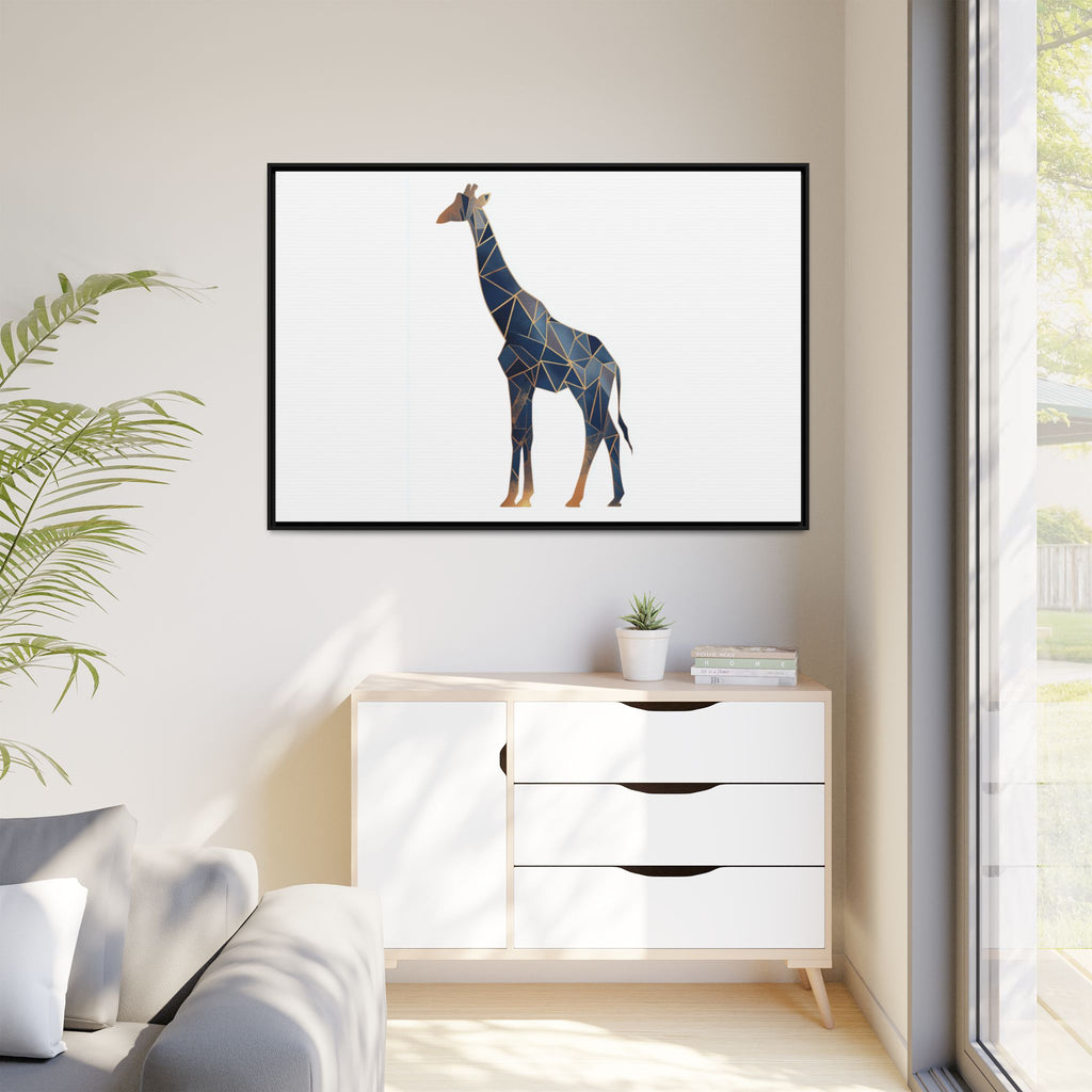 Geometric Giraffe: Modern Wildlife Art, Angular Minimalist Design   |  Personalized & Custom Orders Available