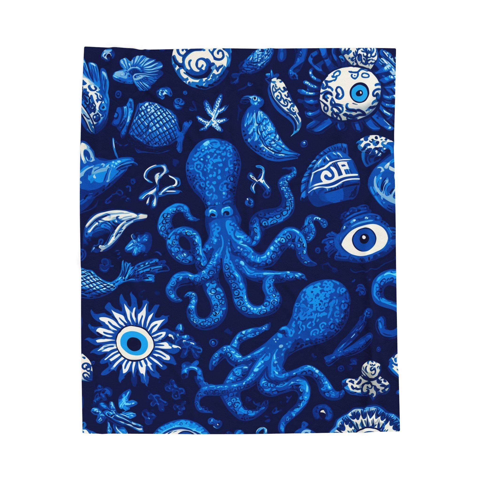 Depths of the Nazar: Oceanic Patterns, Blue Ceramic Symbolism   |   Custom Orders Accepted