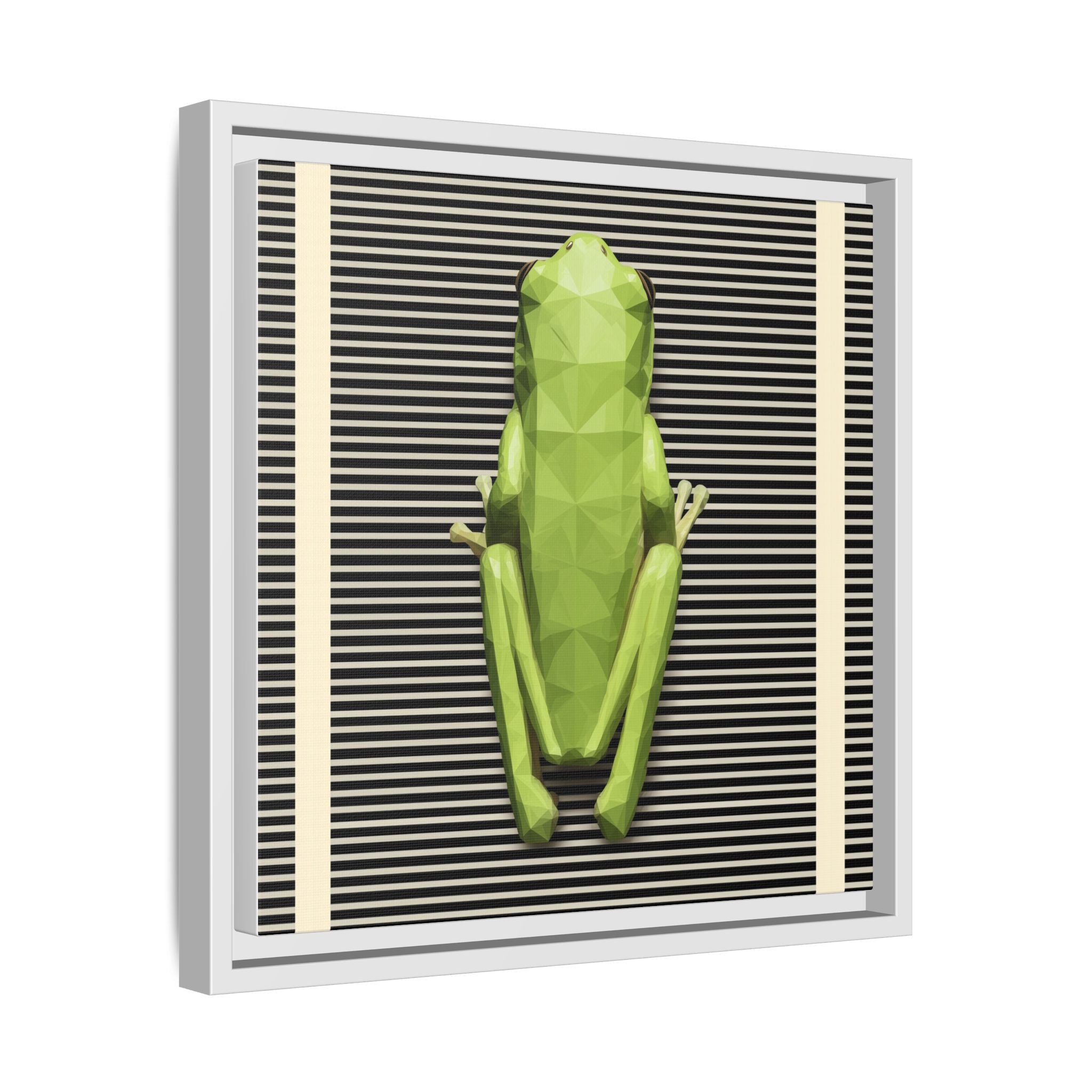 Geometric Amphibian: Low-Poly Frog Design, Digital Art Minimalism   |  Personalized & Custom Orders Available