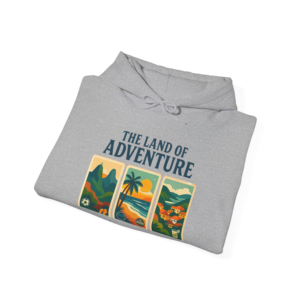 Unisex Heavy Blend™ Hooded Sweatshirt - Brazil Graphic Sweatshirt, Brazil, Brazillian, Rio De Janeiro