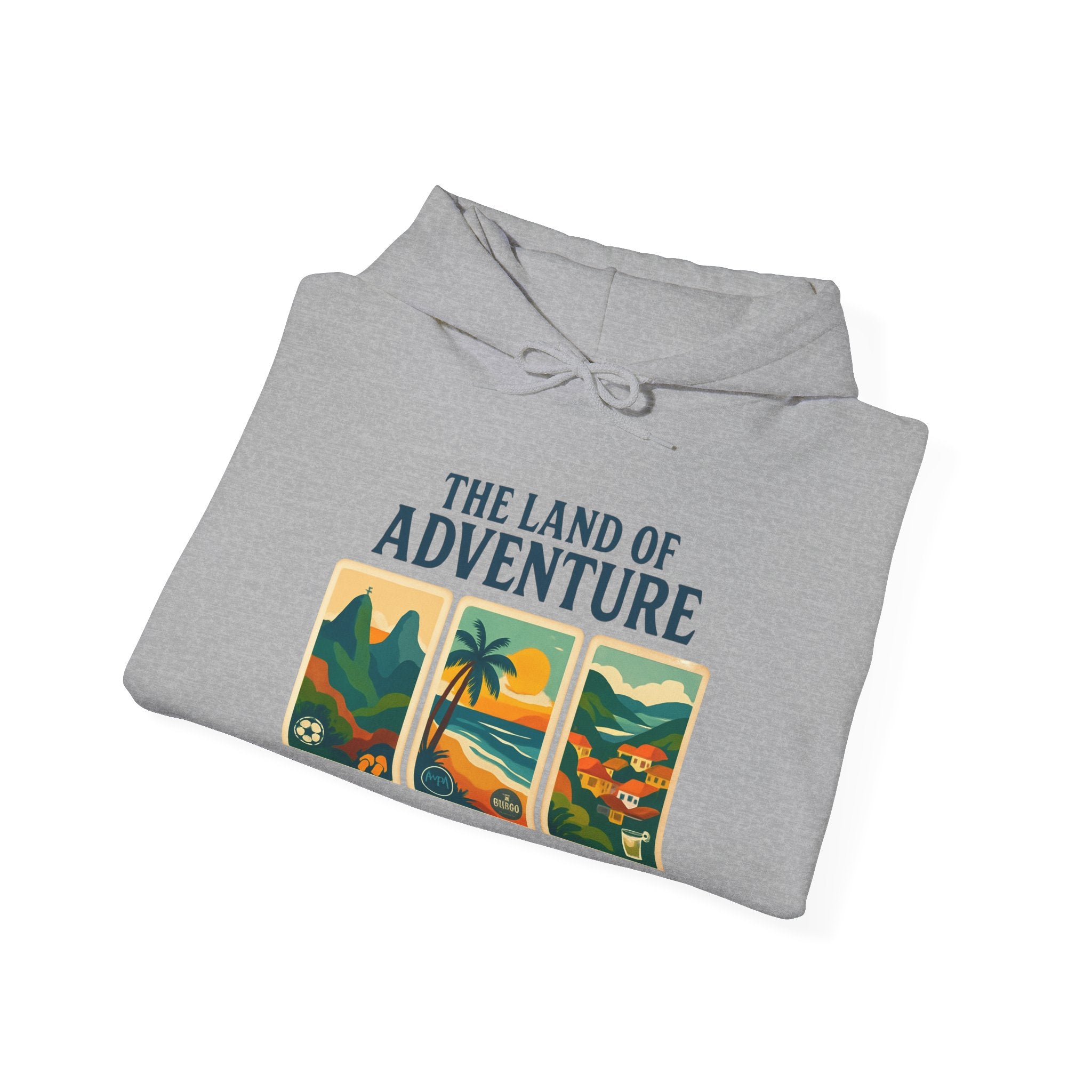 Unisex Heavy Blend™ Hooded Sweatshirt - Brazil Graphic Sweatshirt, Brazil, Brazillian, Rio De Janeiro