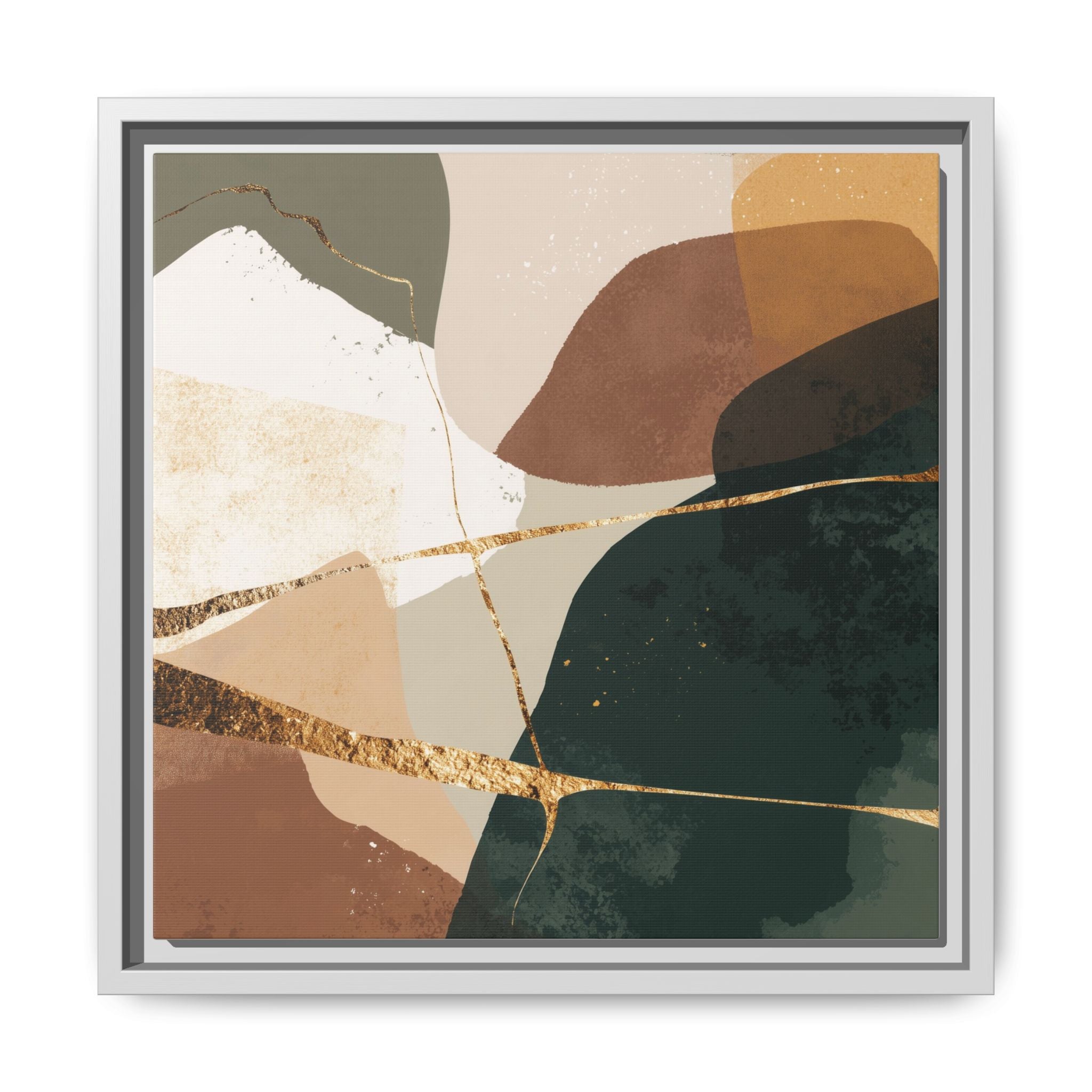 Geological Whispers: Organic Abstractions, Metallic Landscapes, Contemporary Minimalist Design   |   Custom Orders Accepted