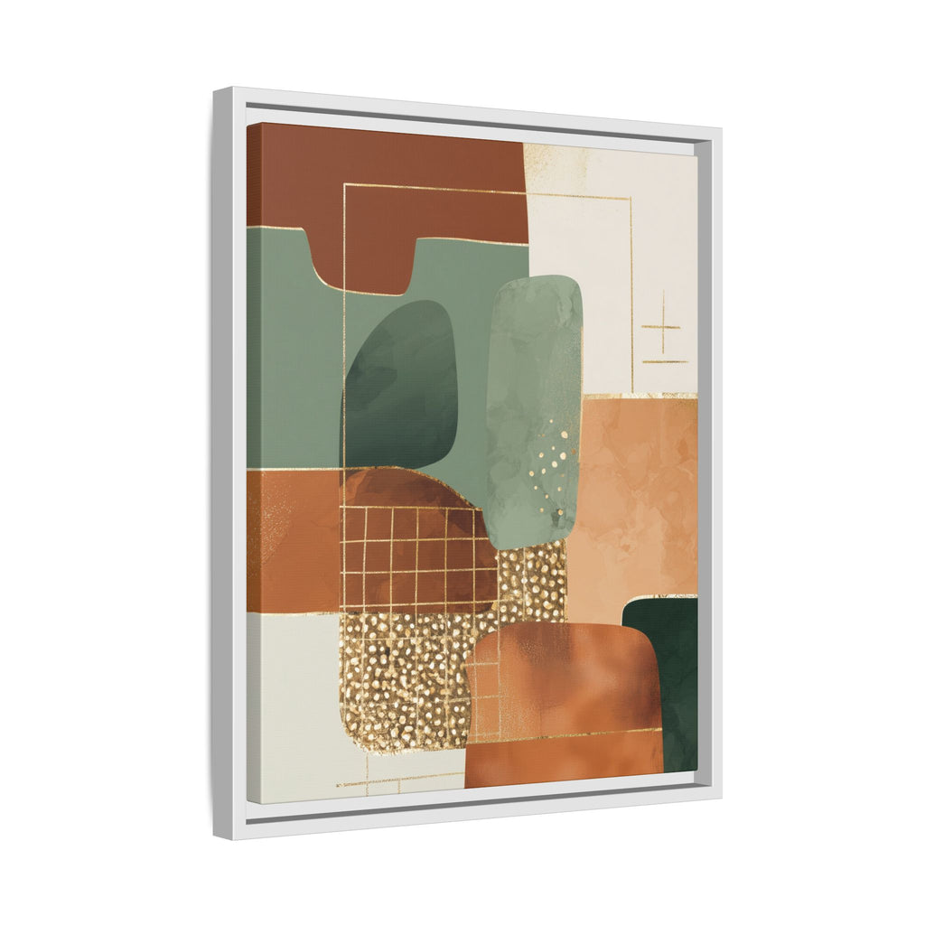 Geometric Harmony: Abstract Minimalist Art, Mid-Century Modern Design, Organic Shapes Composition   |   Custom Orders Accepted