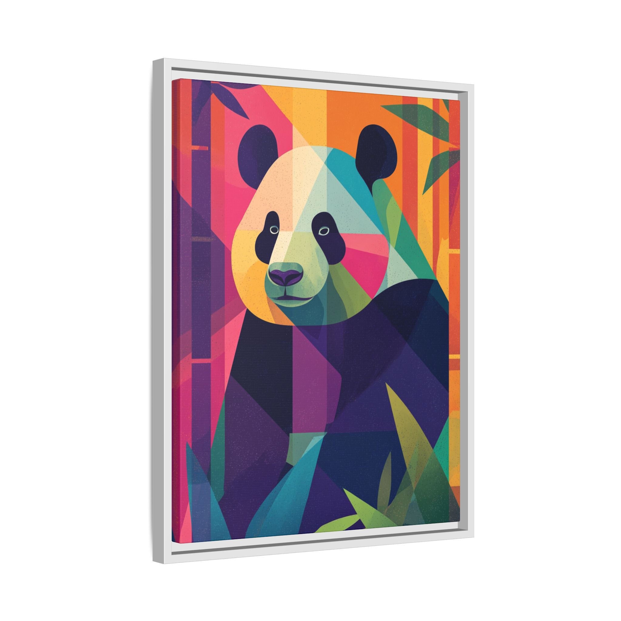 Geometric Panda: Mosaic Wildlife Portrait, Digital Polygonal Art   |  Personalized & Custom Orders Available