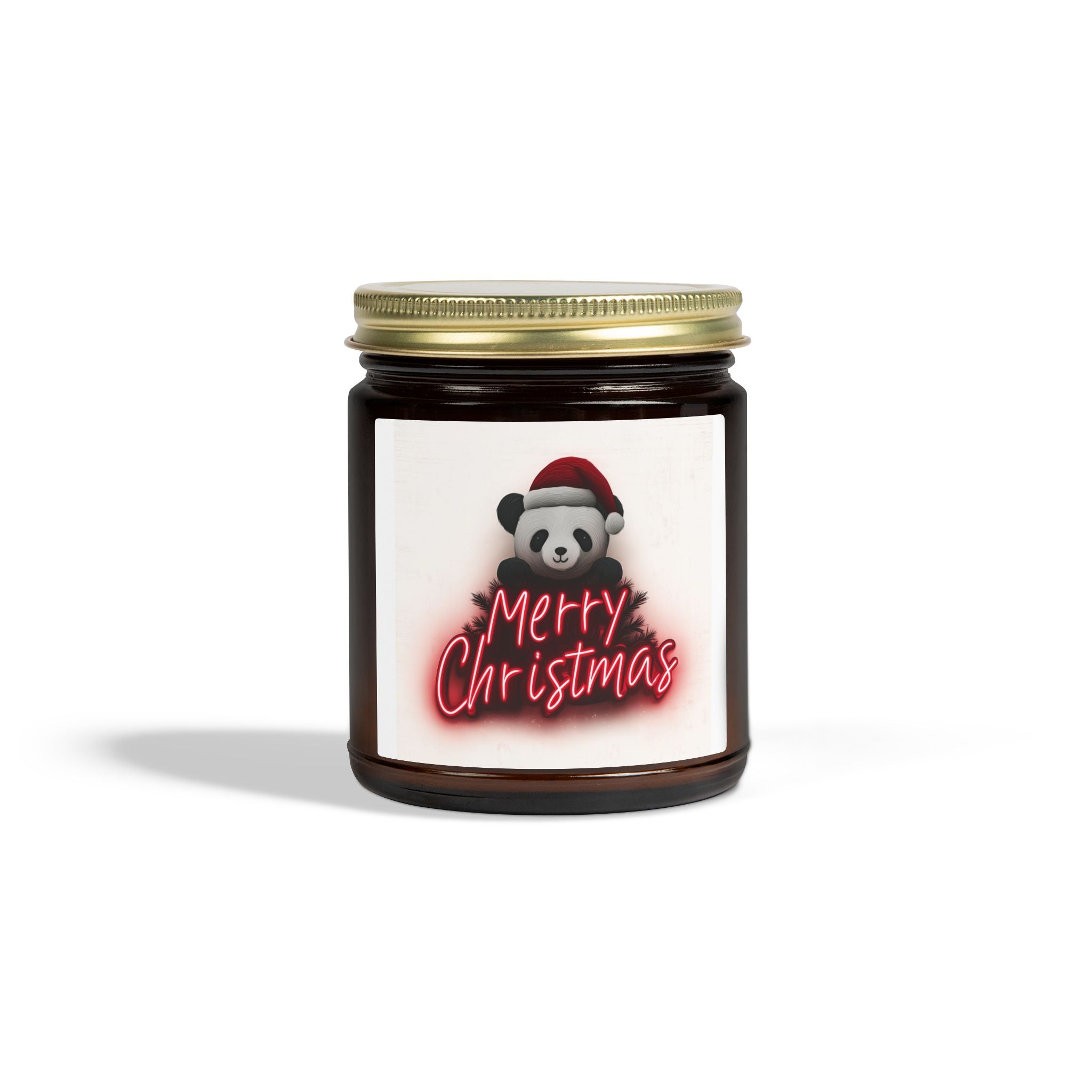 Merry Christmas Scented Candles | Coconut Apricot Wax | Holiday Décor, Gift for Her, Aromatherapy, Home Fragrance, Cozy Ambiance