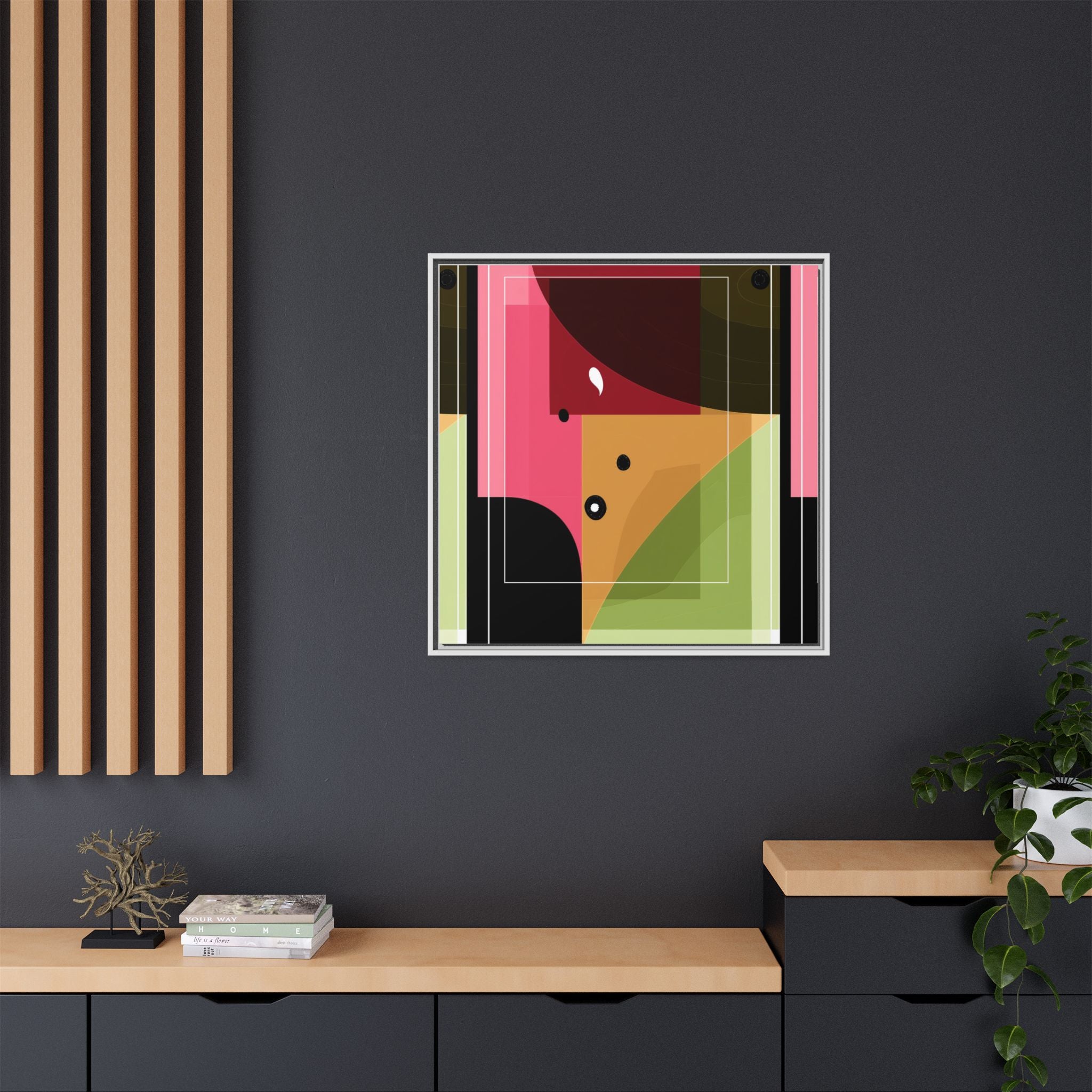 Geometric Convergence: Abstract Modernist Composition, Constructivist Color Blocking, Layered Geometric Design   |   Custom Orders Accepted