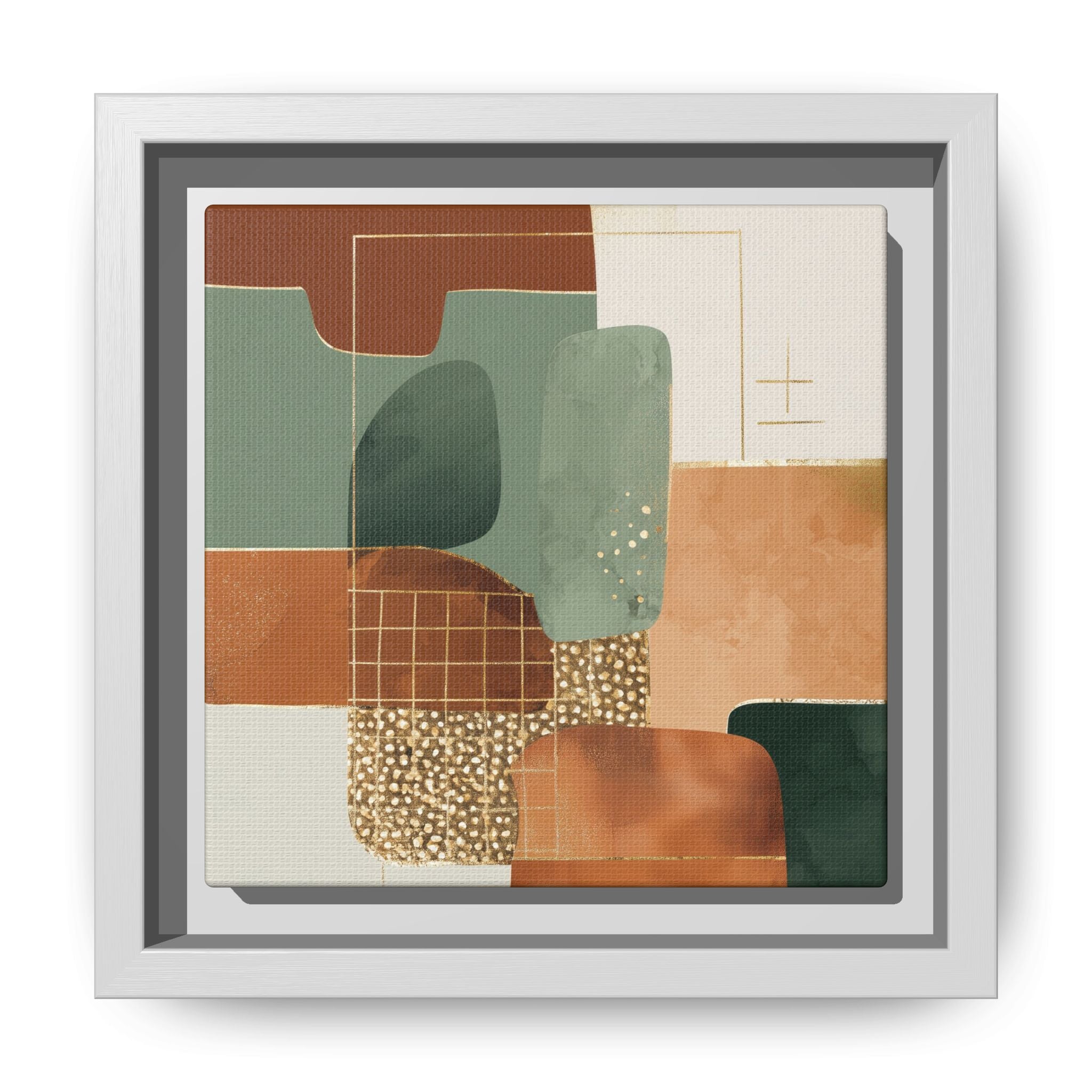 Geometric Harmony: Abstract Minimalist Art, Mid-Century Modern Design, Organic Shapes Composition   |   Custom Orders Accepted