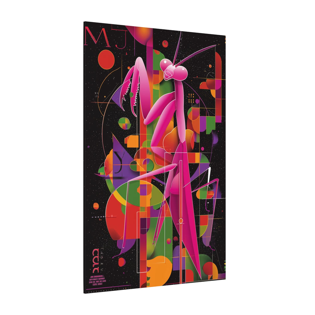 Cosmic Mantis: Geometric Abstraction, Retro-Futuristic Design   |    Custom Orders Available