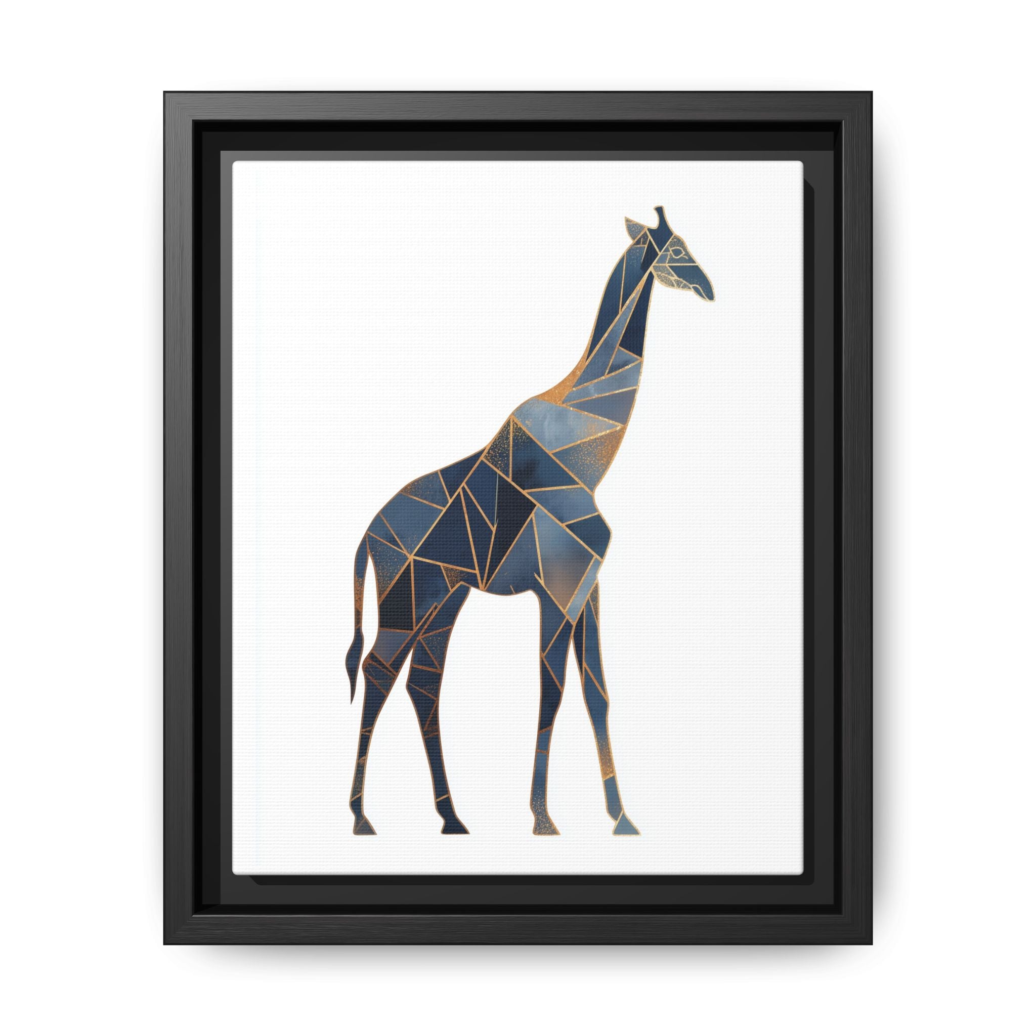 Geometric Giraffe Framed Print : Polygonal Wildlife Art, Modern Mosaic Design   |  Personalized & Custom Orders Available