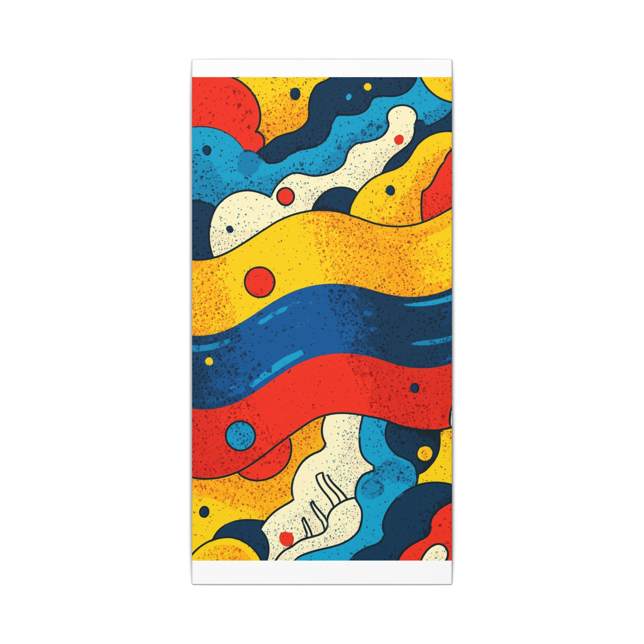 Fluid Dynamics: Retro Abstract Shapes, Mid-Century Modern Motion, Geometric Color Waves   |   Custom Orders Accepted