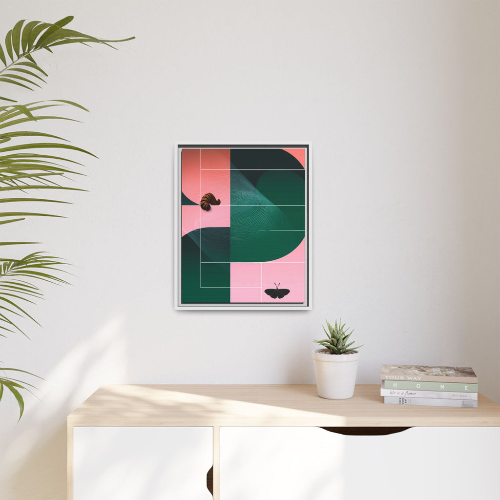 Metamorphic Geometric Framed Print : Abstract Graphic Design, Contemporary Digital Art Composition   |  Custom Orders Available