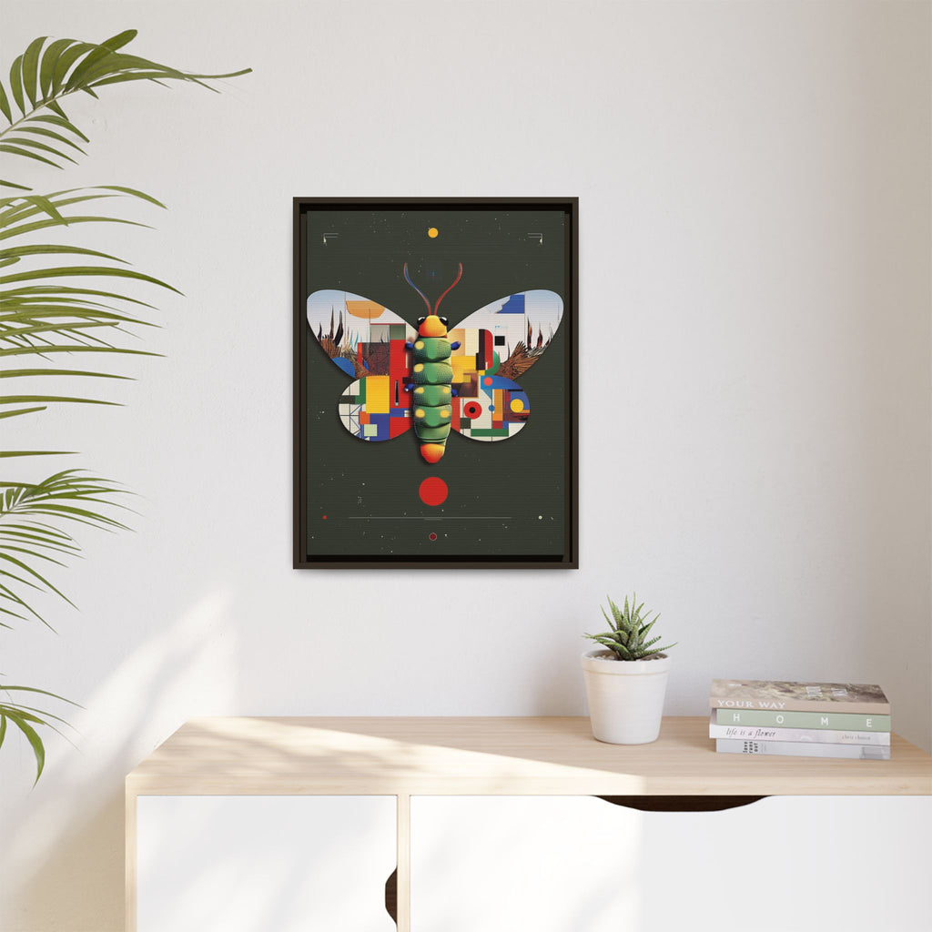 Geometric Butterfly: Bauhaus Digital Mosaic, Technological Nature Composition   |    Custom Orders Available