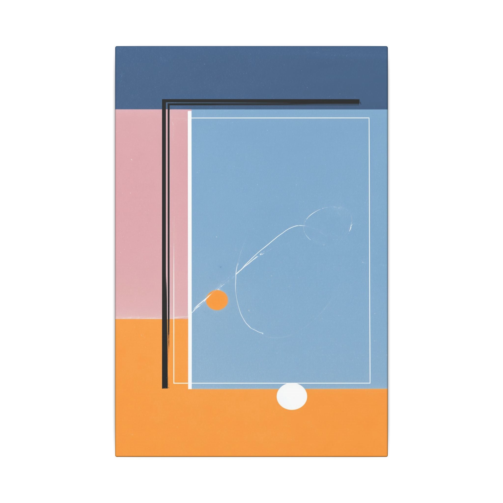 Geometric Harmony: Abstract Minimalist Composition, Modernist Color Fields, Constructivist Design Principles   |   Custom Orders Accepted