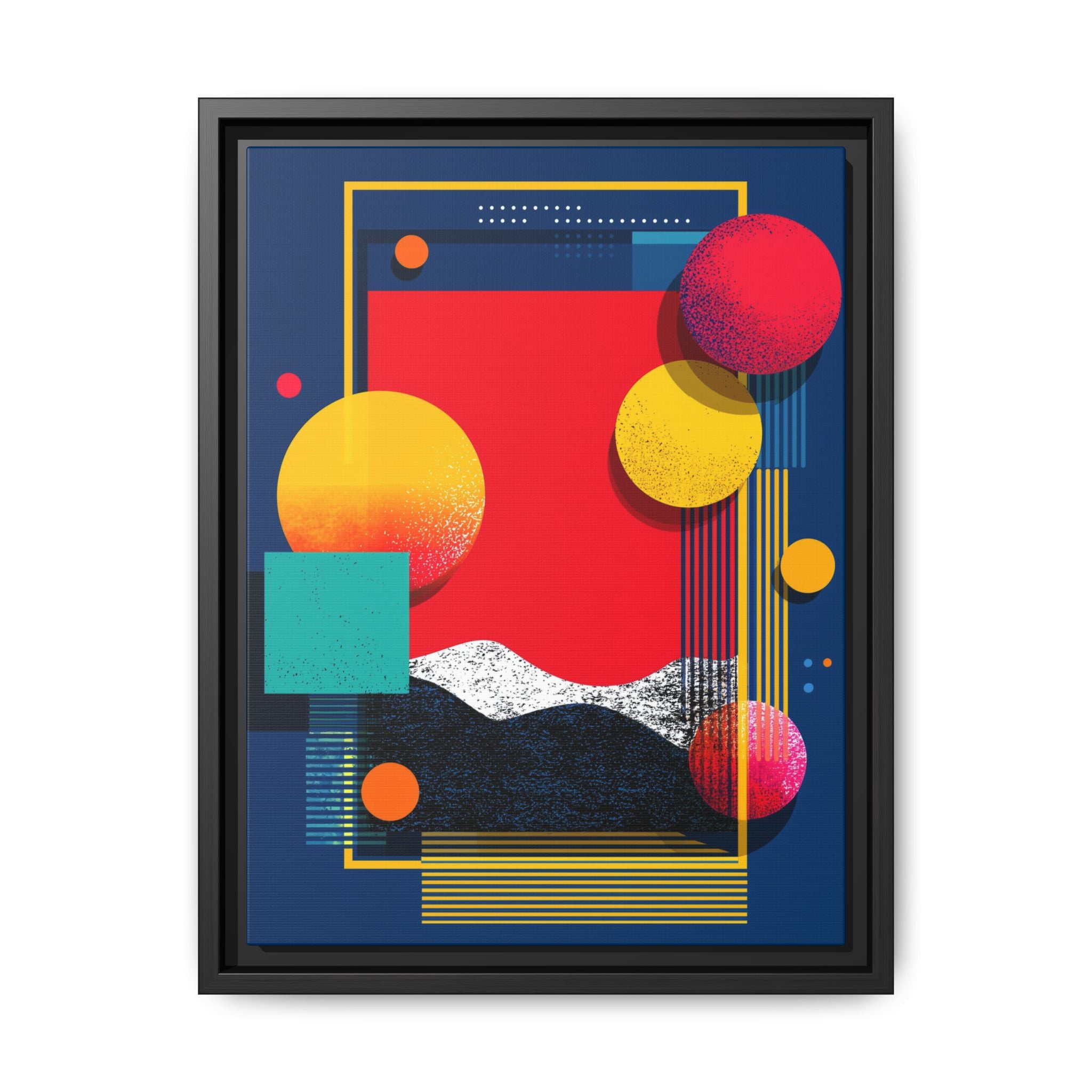 Geometric Horizons: Abstract Landscape Composition, Modernist Digital Art, Colorful Geometric Design   |   Custom Orders Accepted