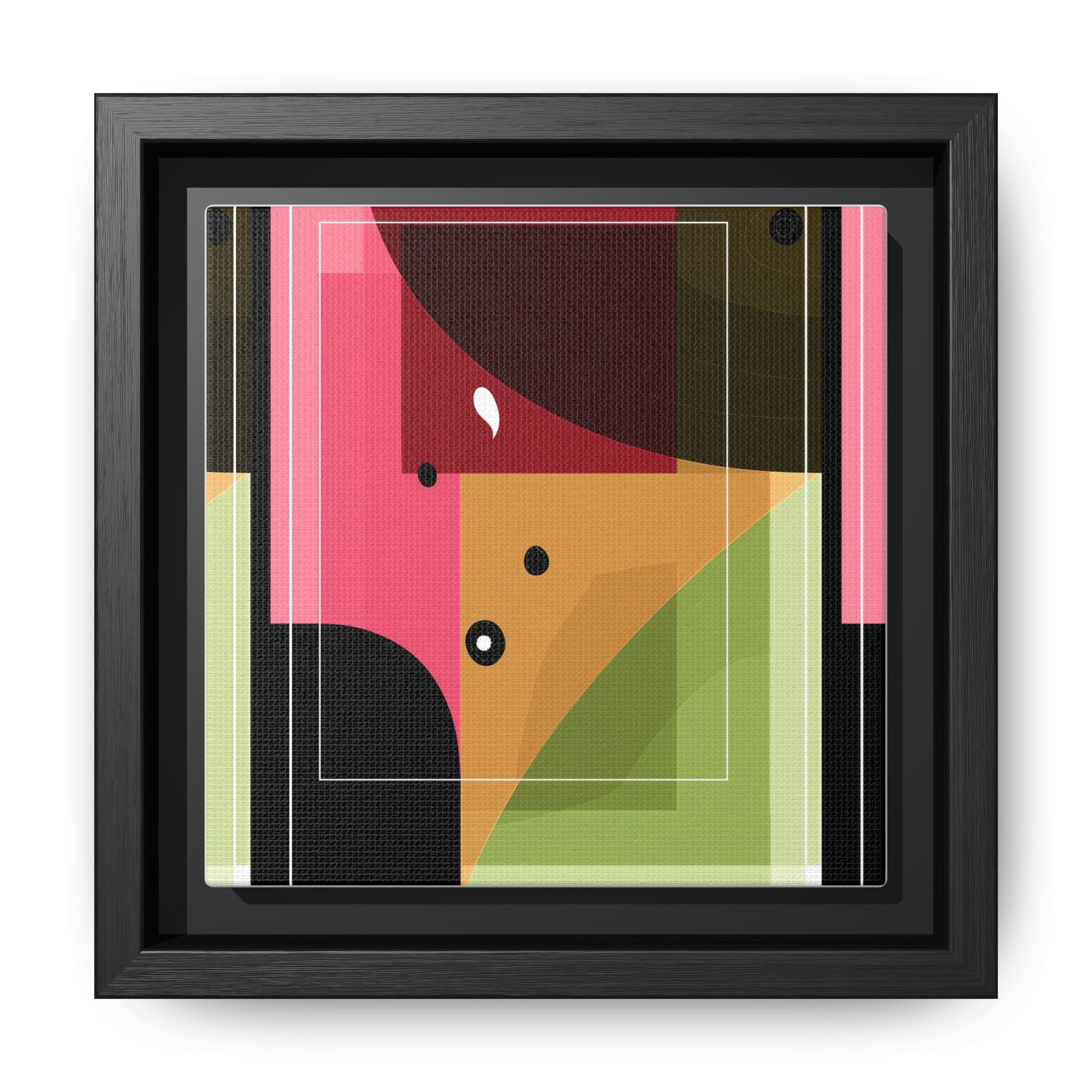 Geometric Convergence: Abstract Modernist Composition, Constructivist Color Blocking, Layered Geometric Design   |   Custom Orders Accepted