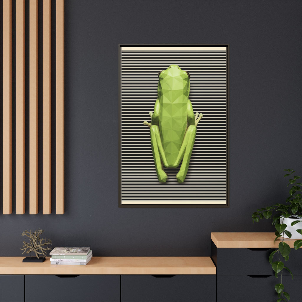 Geometric Amphibian: Low-Poly Frog Design, Digital Art Minimalism   |  Personalized & Custom Orders Available