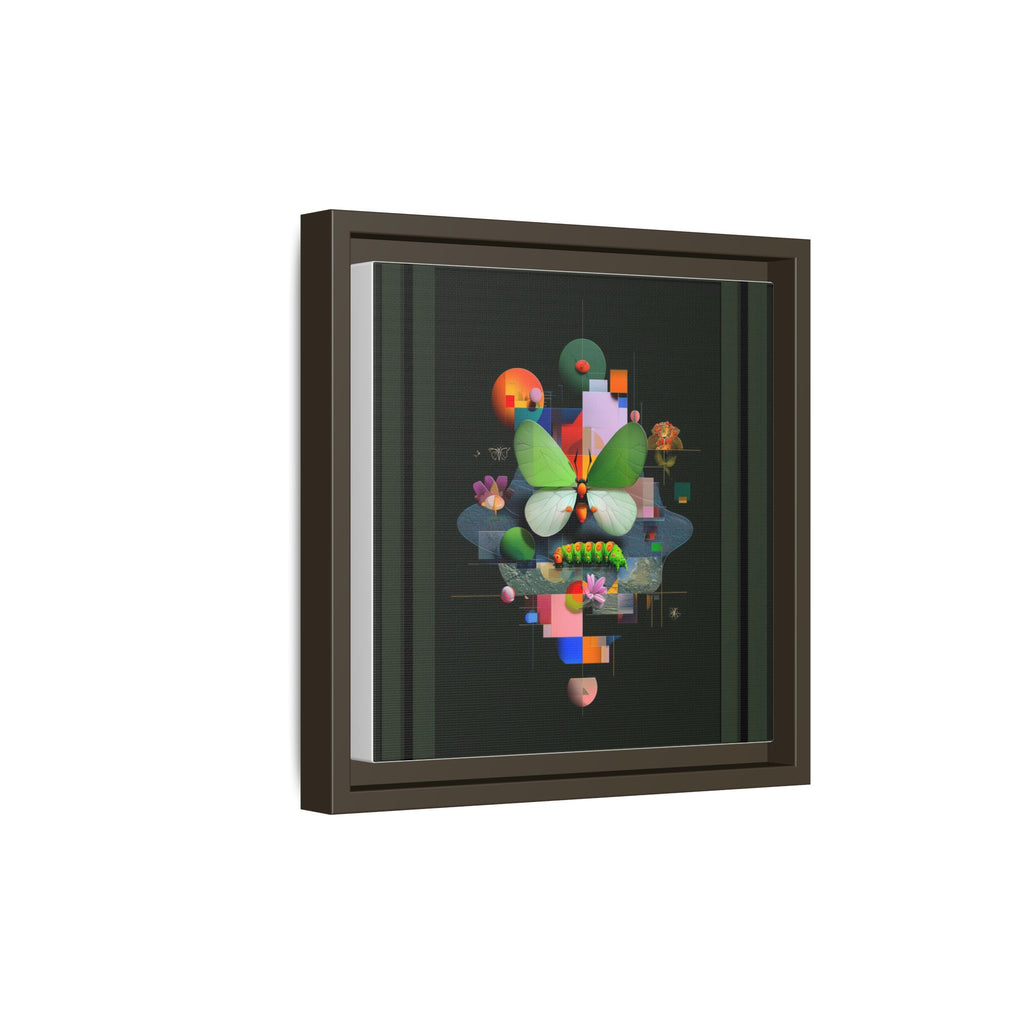 Metamorphosis Geometry Framed Print : Digital Nature Synthesis, Butterfly Abstraction   |  Personalized & Custom Orders Available