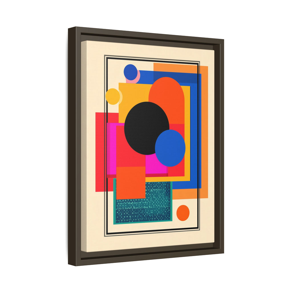 Geometric Harmony: Abstract Color Blocks, Mid-Century Modern Design, Minimalist Art Composition   |   Custom Orders Accepted
