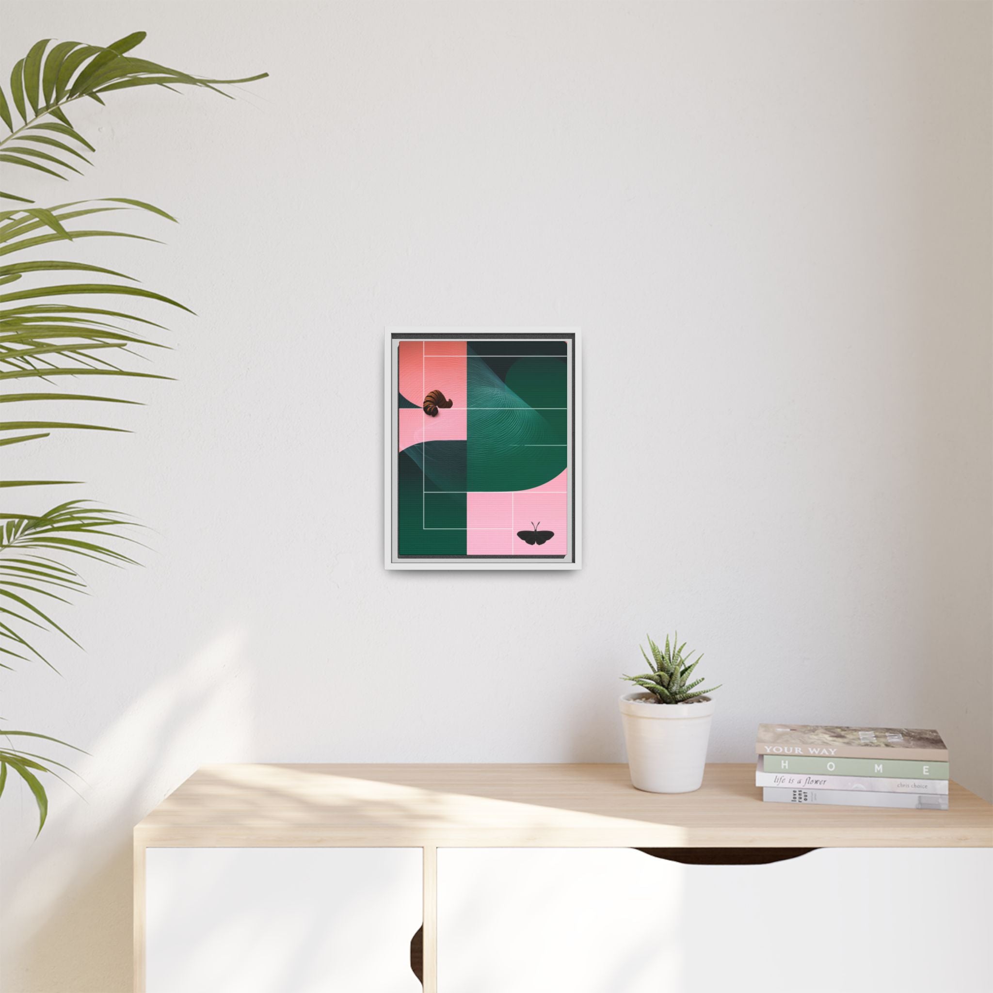 Metamorphic Geometric Framed Print : Abstract Graphic Design, Contemporary Digital Art Composition   |  Custom Orders Available