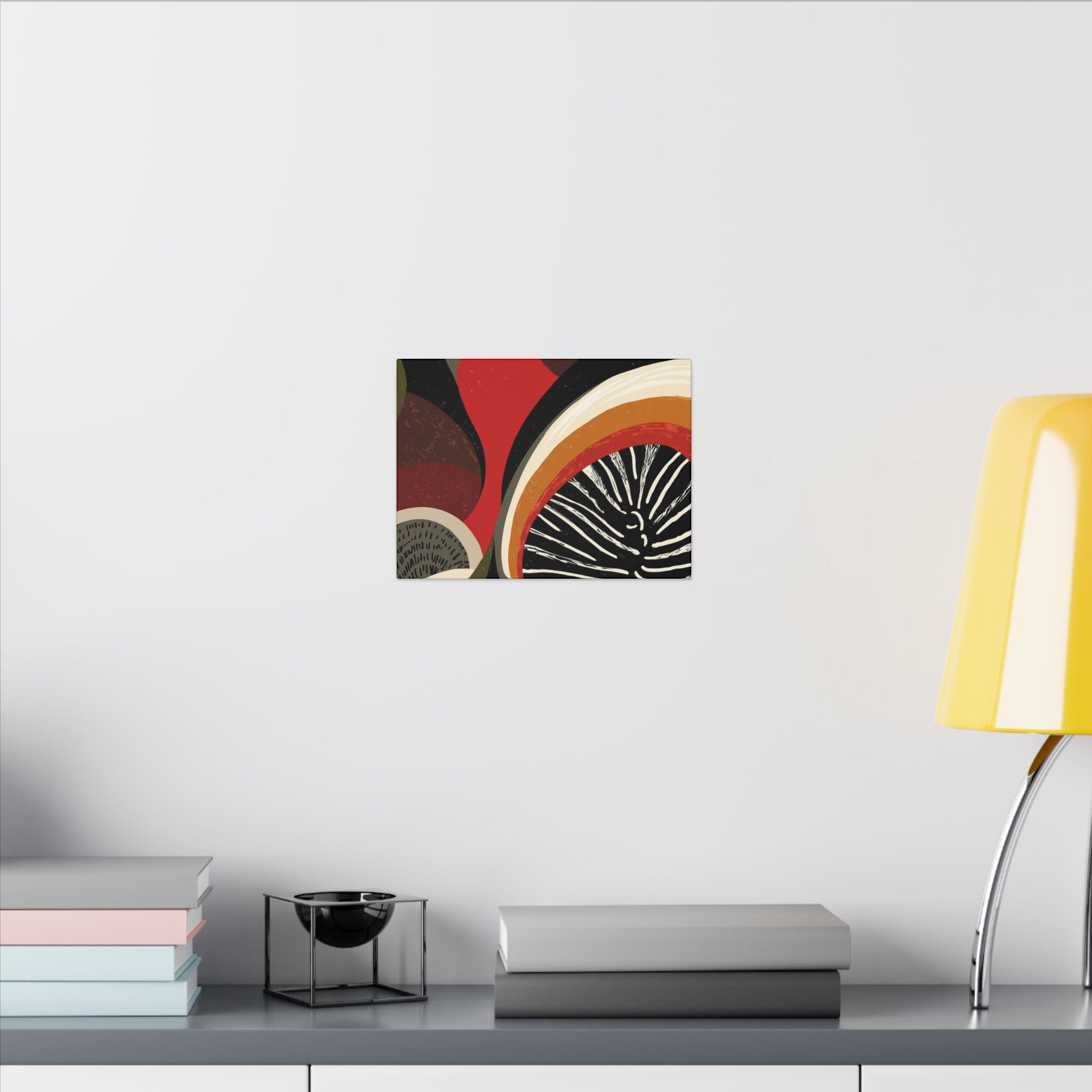 Harmonic Convergence: Organic Geometry, Mid-Century Modern Abstract, Earthy Palette Composition   |   Custom Orders Accepted