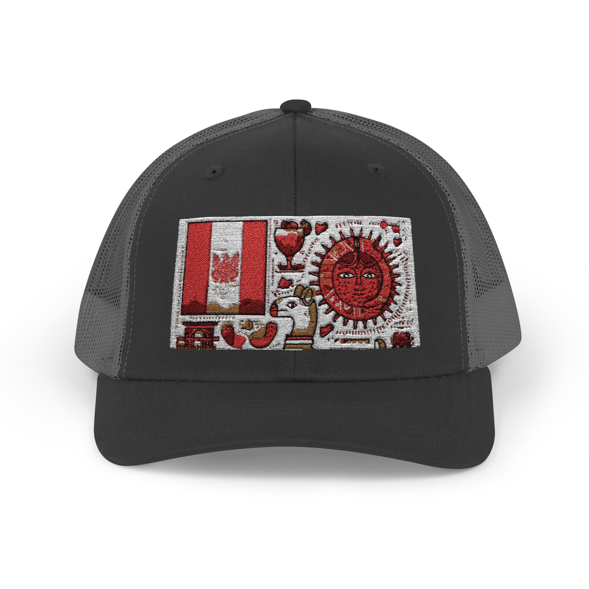 Peruvian Flag Snapback Trucker Cap, Patriotic Cap, Unique Gift for Him, Travel Accessory, Outdoor Summer Hat, Sports Headwear, Peru