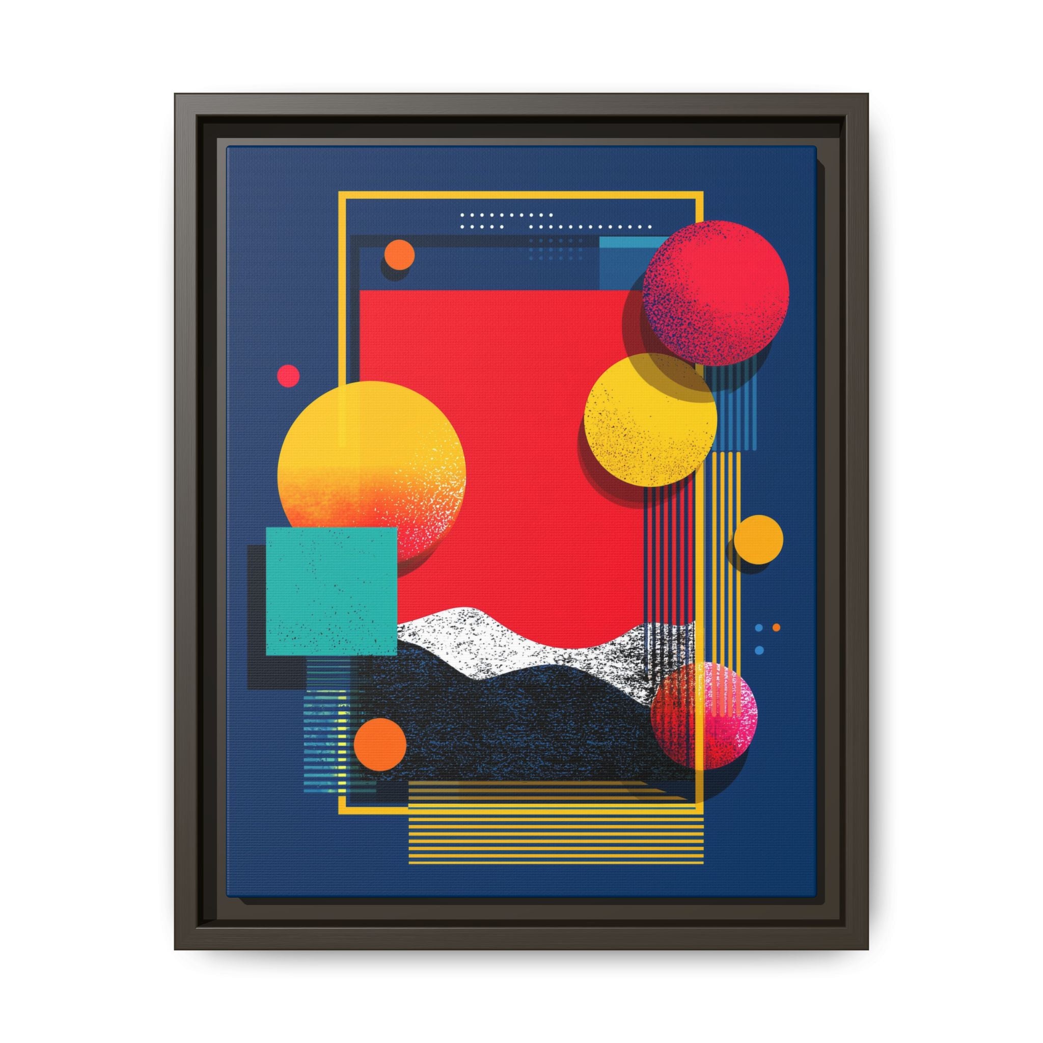 Geometric Horizons: Abstract Landscape Composition, Modernist Digital Art, Colorful Geometric Design   |   Custom Orders Accepted