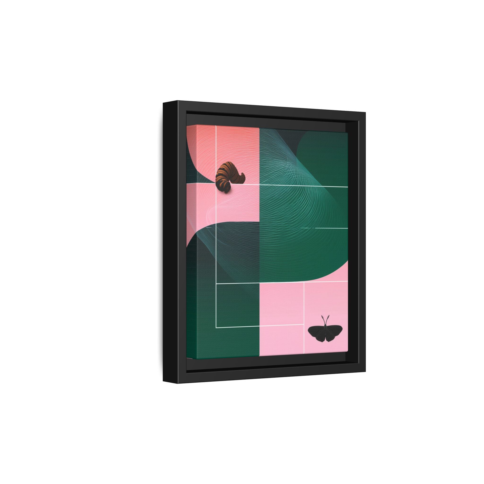 Metamorphic Geometric Framed Print : Abstract Graphic Design, Contemporary Digital Art Composition   |  Custom Orders Available