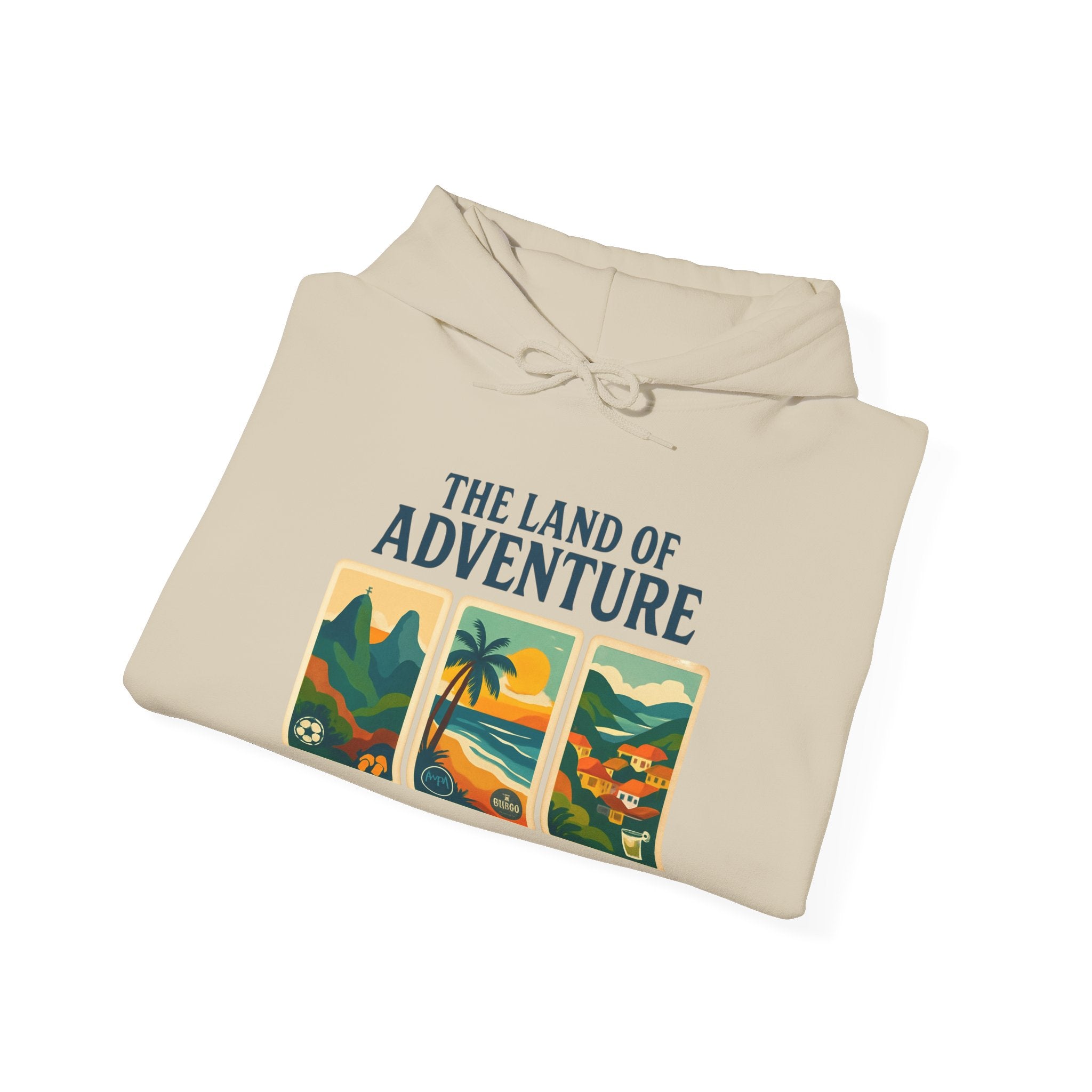 Unisex Heavy Blend™ Hooded Sweatshirt - Brazil Graphic Sweatshirt, Brazil, Brazillian, Rio De Janeiro