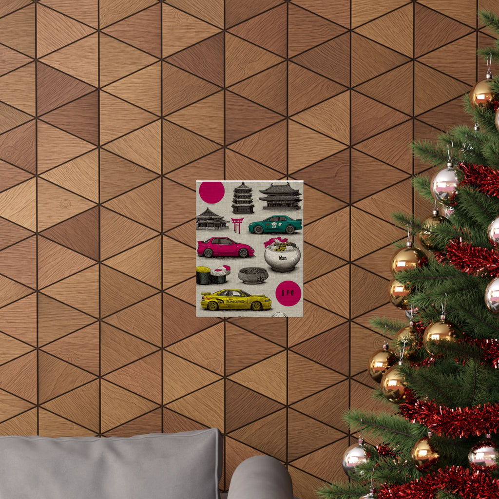 Japanese Culture Matte Vertical Car Skyline Nissan Posters, Wall Art for Home Decor, Gift for Car Enthusiasts, Unique Printable