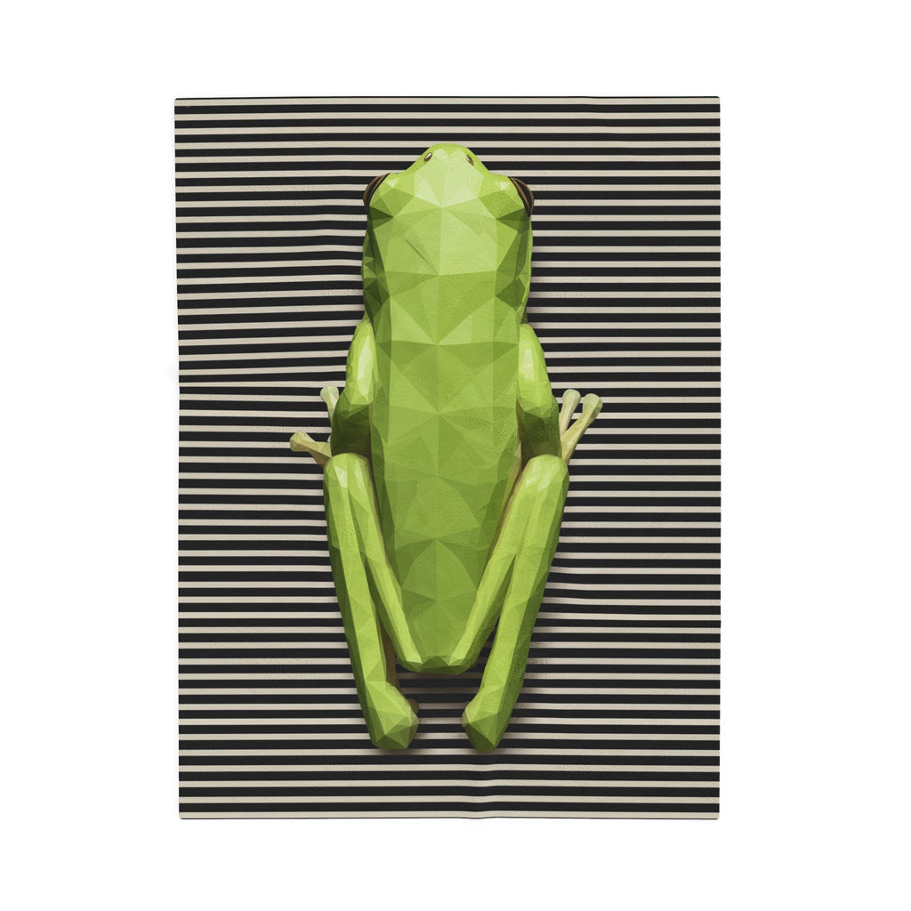 Crystalline Frog: Geometric Digital Art, Low-Poly Nature Illustration   |    Custom Orders Available