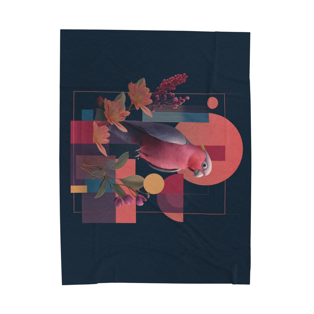 Geometric Parrot Prisma: Digital Wildlife Illustration, Contemporary Graphic Art Design   |    Custom Orders Available