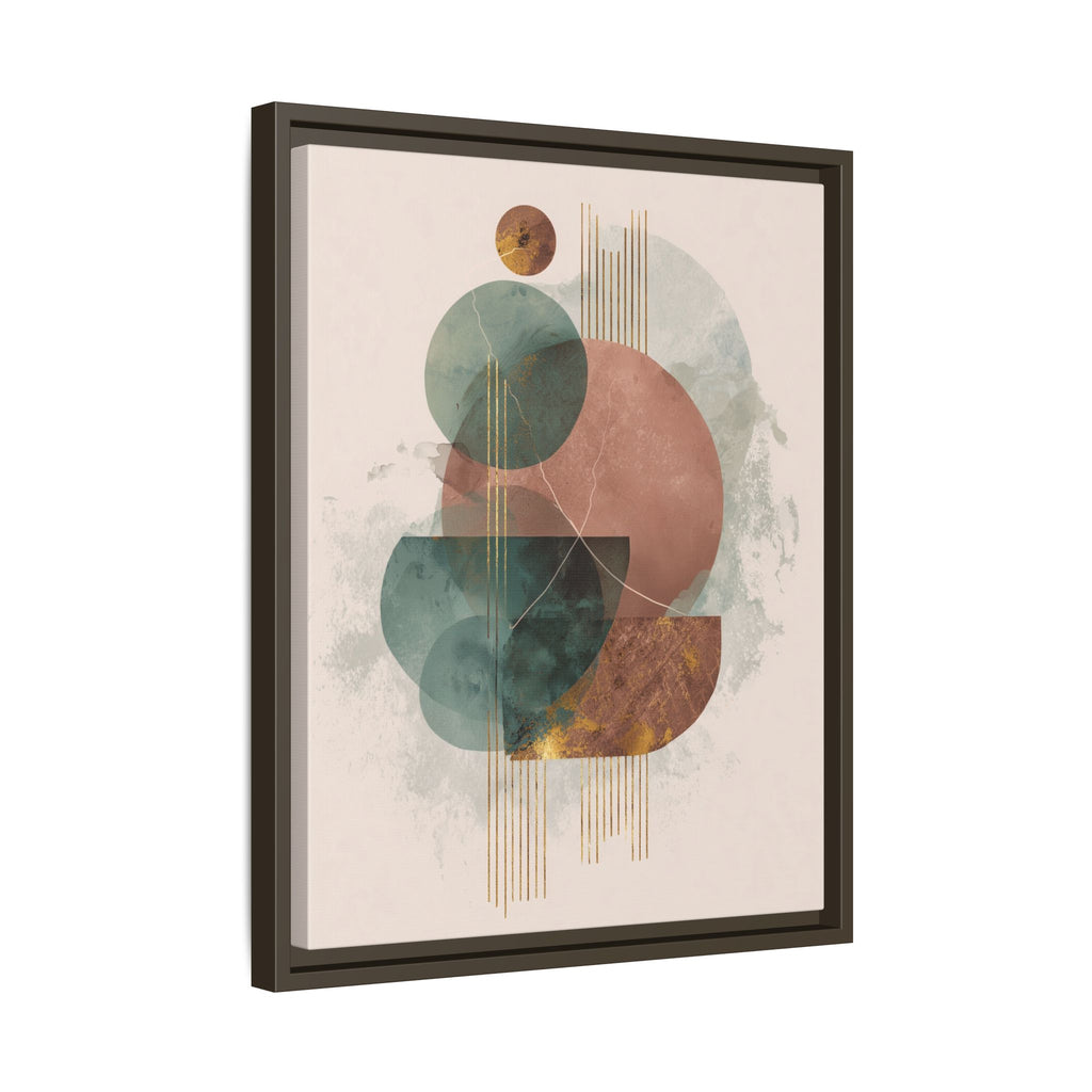 Translucent Geometries: Abstract Circles, Mid-Century Minimalism, Watercolor Layers   |   Custom Orders Accepted