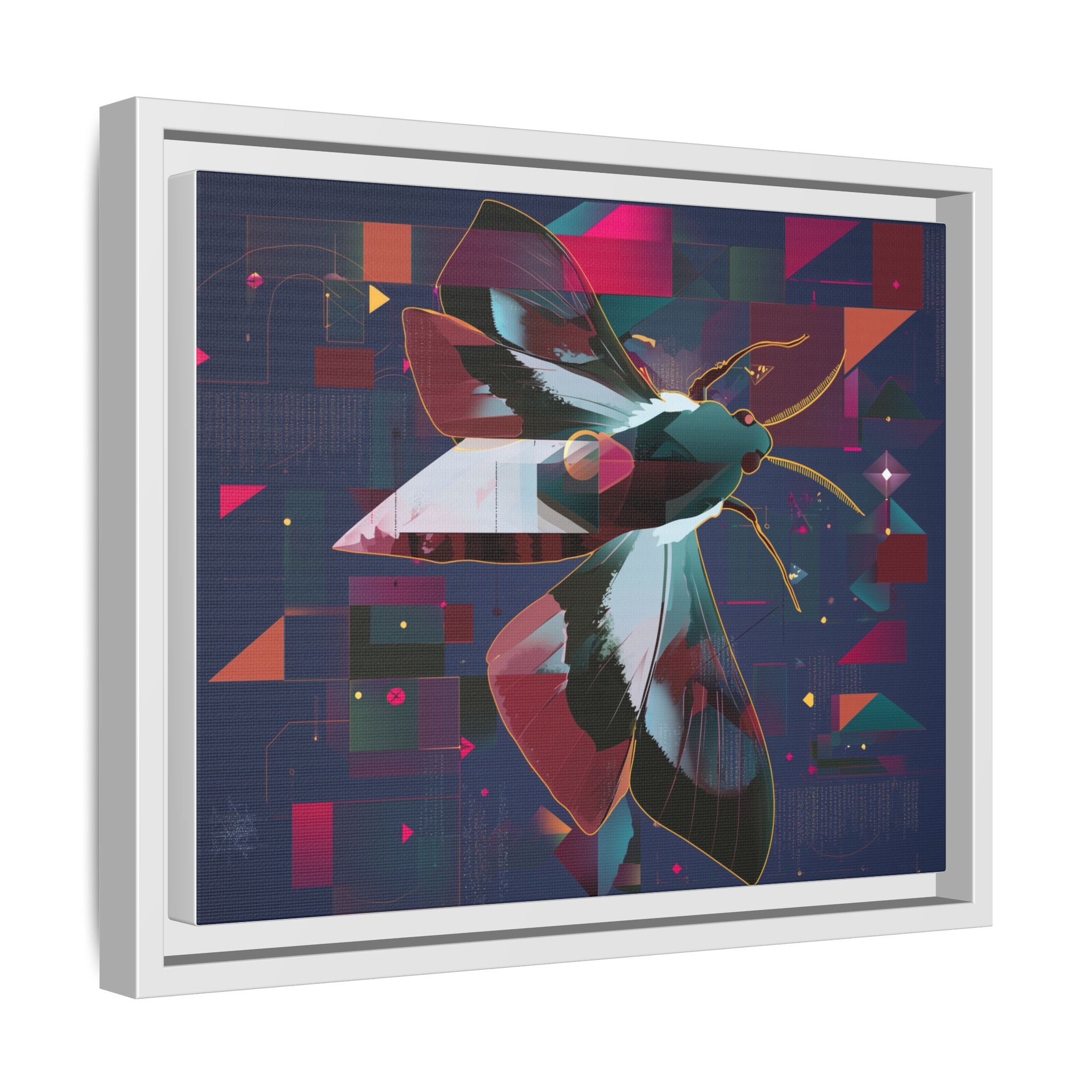 Digital Metamorphosis: Geometric Butterfly, Technological Nature   |    Custom Orders Available