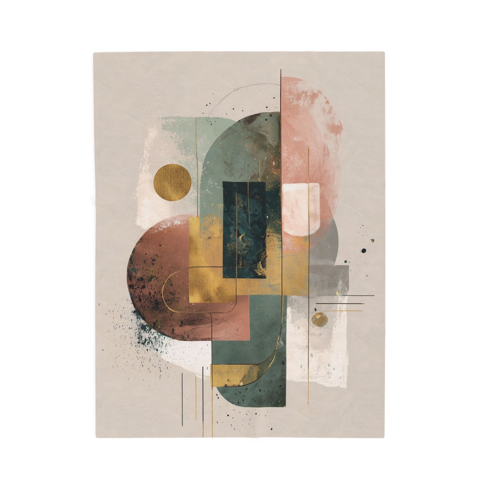 Ethereal Geometries: Pastel Minimalism, Mid-Century Modern Abstract   |    Custom Orders Available