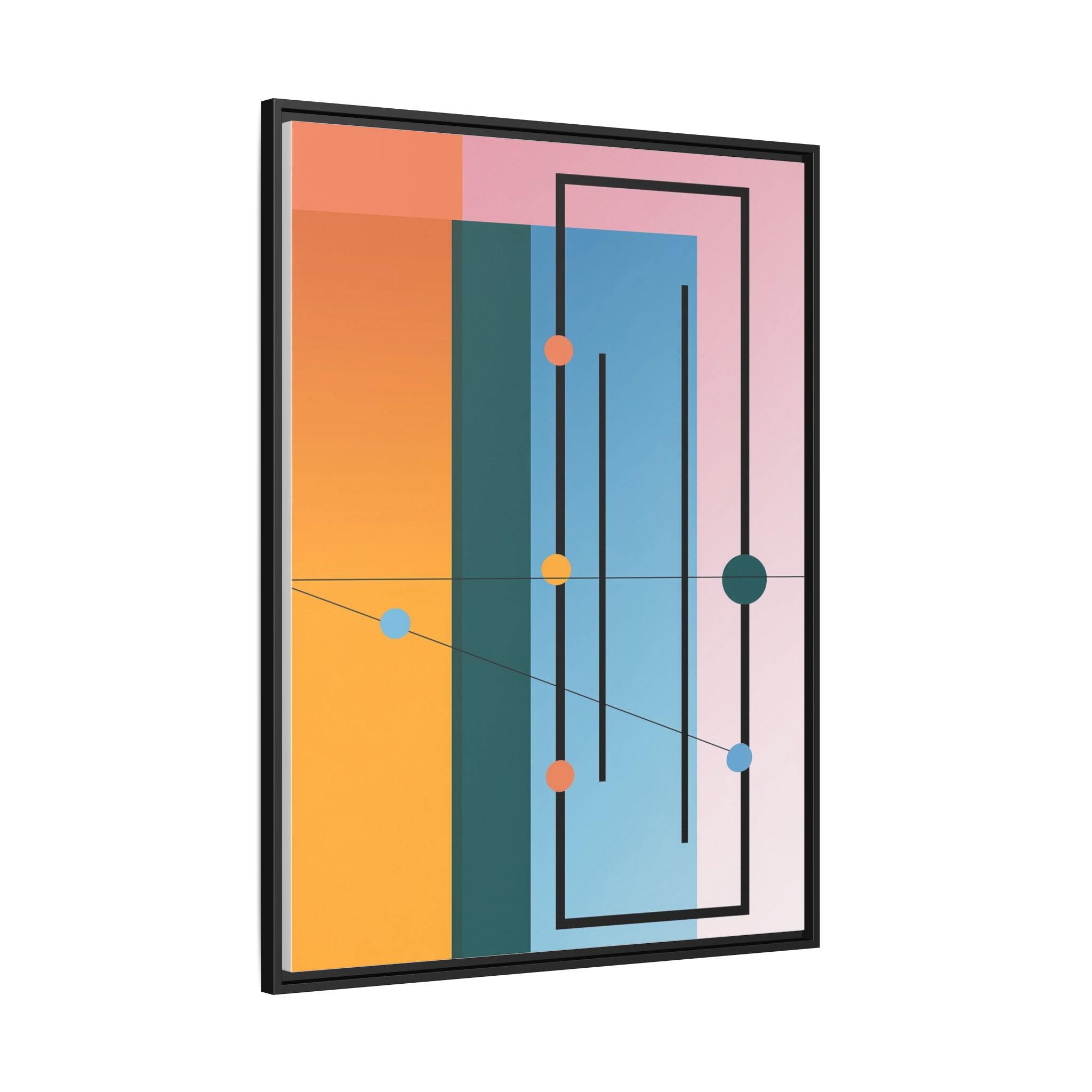 Geometric Harmony: Constructivist Color Planes, Modernist Composition, Abstract Spatial Rhythm   |   Custom Orders Accepted