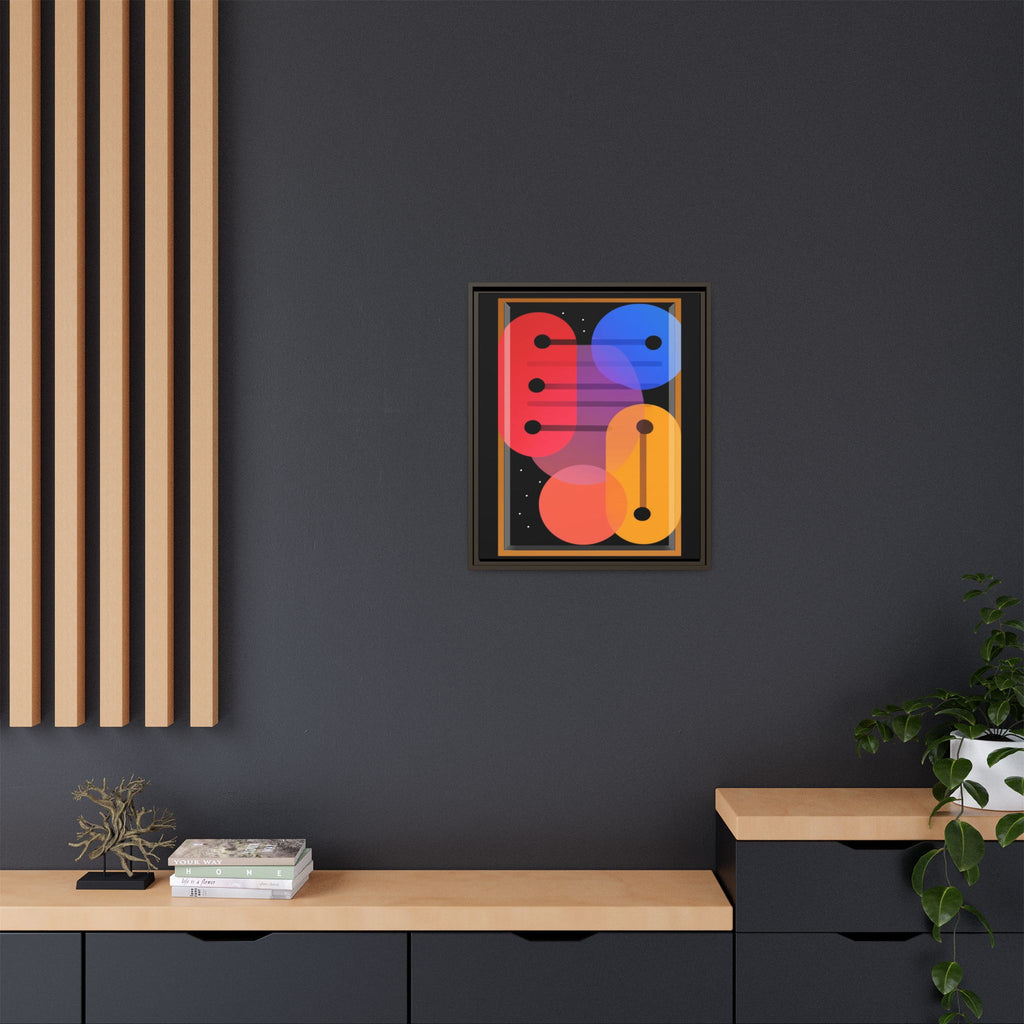 Celestial Geometry: Organic Shapes in Motion, Digital Abstract Composition, Vibrant Color Intersections   |   Custom Orders Accepted